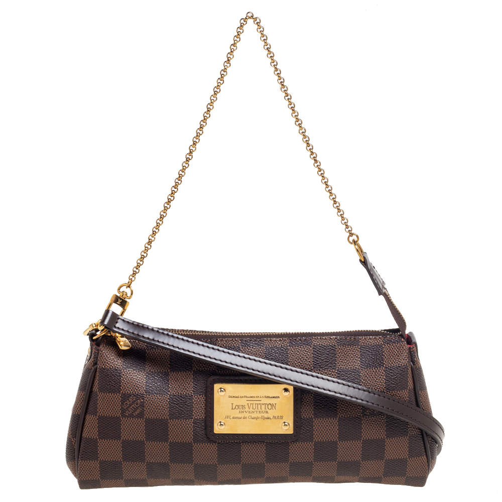 مملوكة مسبقًا Louis Vuitton Damier Ebene Canvas Eva Pochette Bag