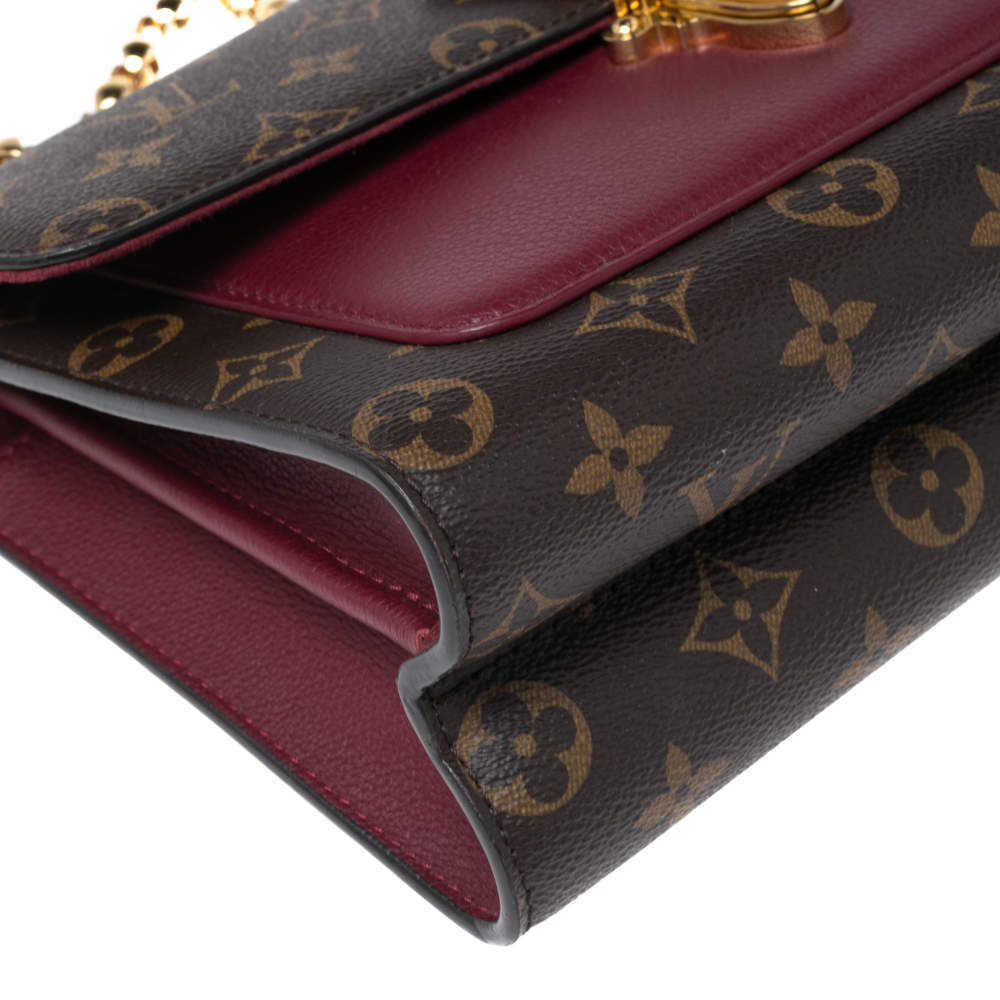 Louis Vuitton Raisin Monogram Canvas Victoire Bag at 1stDibs