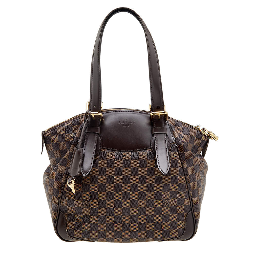 Pre Owned Louis Vuitton Damier Ebene Canvas Verona GM Bag