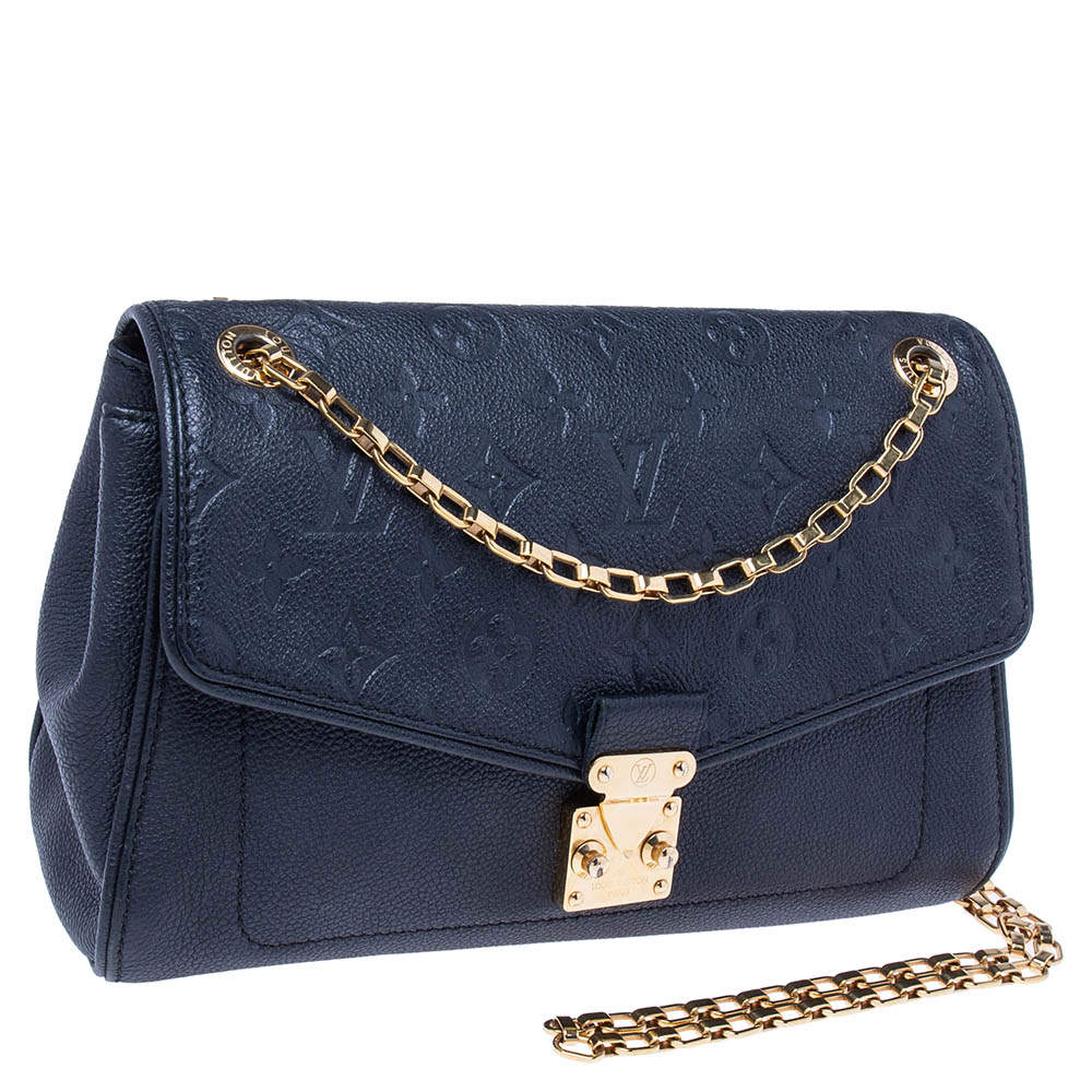 Louis Vuitton Monogram Empreinte Saint Germain PM - Blue Shoulder Bags,  Handbags - LOU784553
