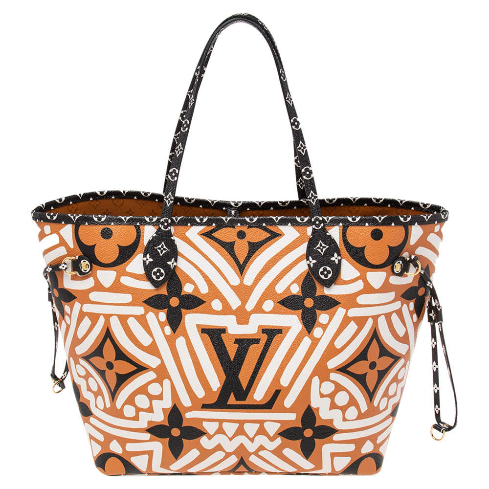 Louis Vuitton Cream/Caramel Giant Monogram Canvas Crafty Neverfull MM Bag