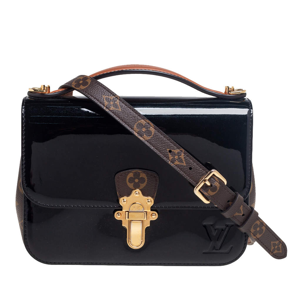 مملوكة مسبقًا حقيبة لوي فيتون شيريوود بي بي  جلد فيرنيه وكانفاس مونوغرامي أسود 