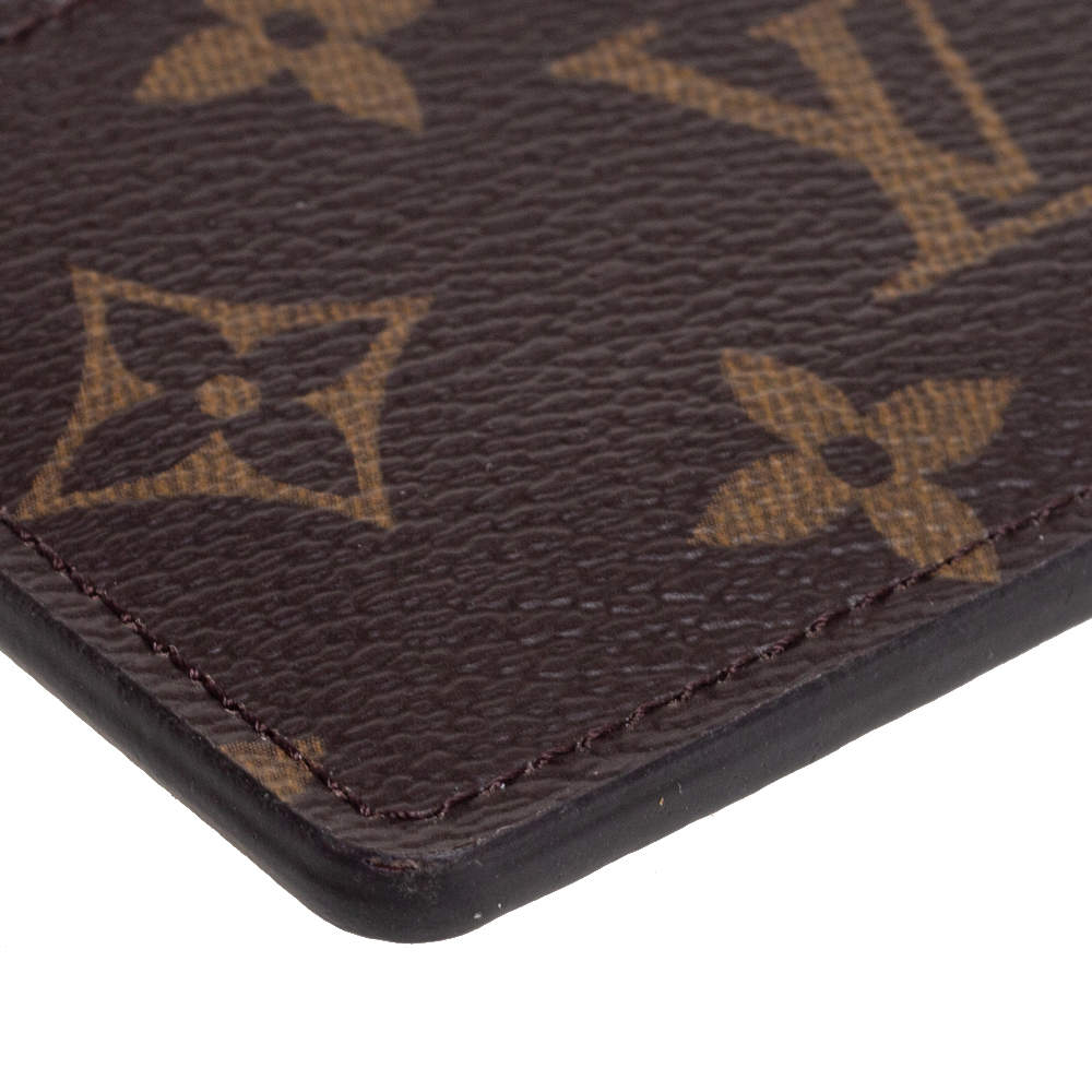 LOUIS VUITTON Monogram Card Holder Fuchsia 1211205