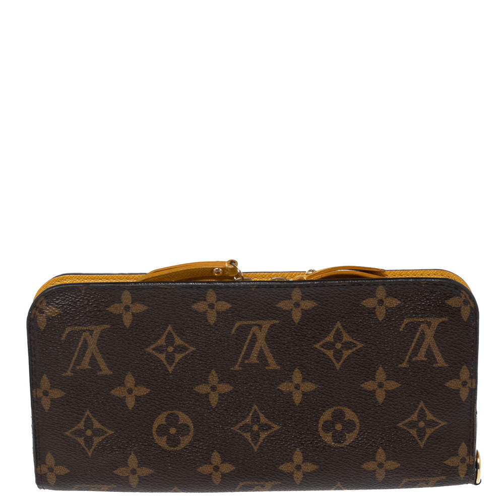 مملوكة مسبقًا Louis Vuitton Safran Monogram Canvas Insolite Wallet