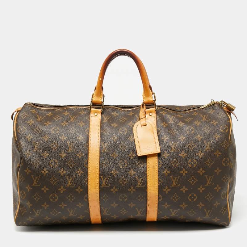 Louis Vuitton Monogram Canvas Keepall 50 Bag