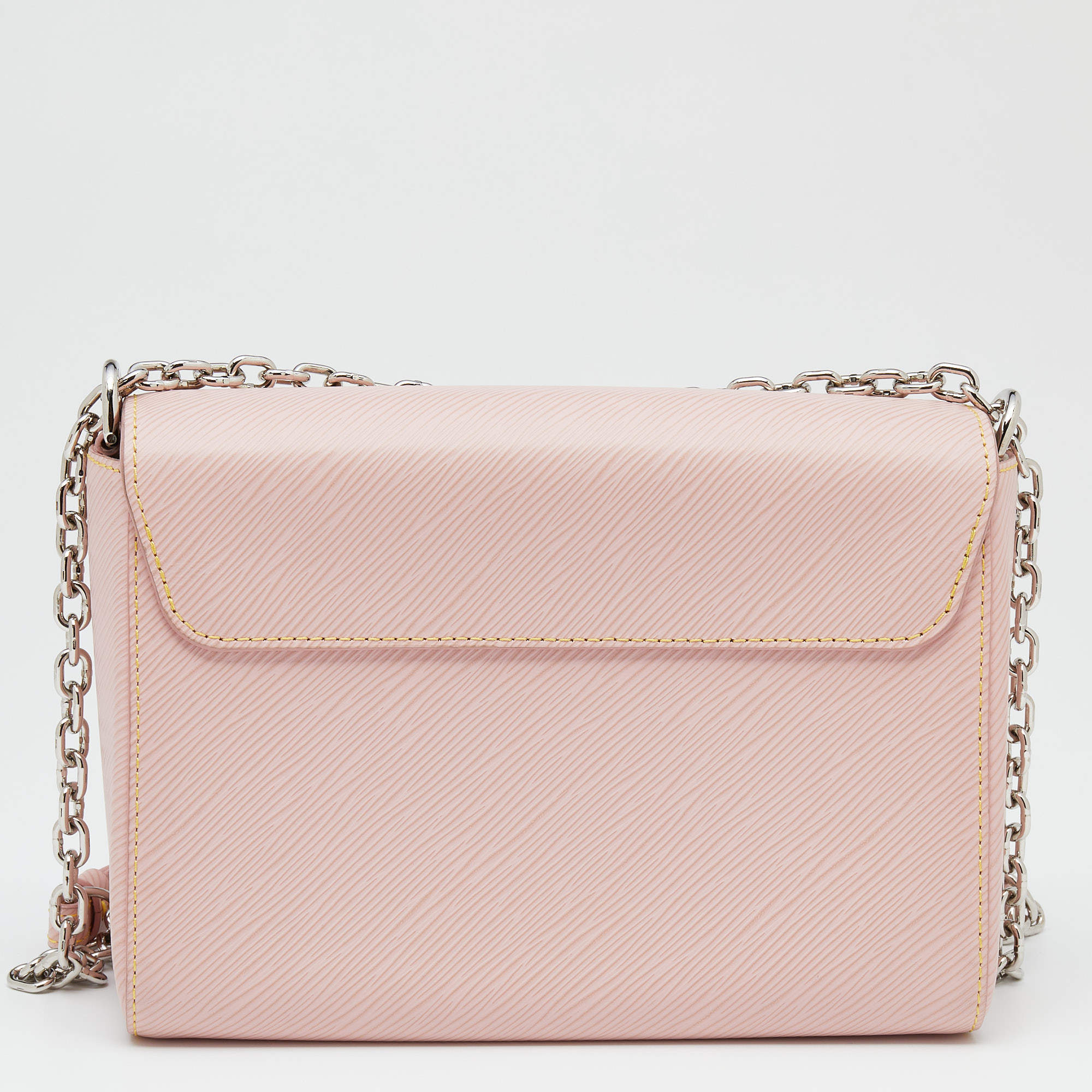 Louis Vuitton Crossbody Twist Mechanical Flowers Epi Studded MM Rose  Ballerine in Leather with Silver-tone - GB