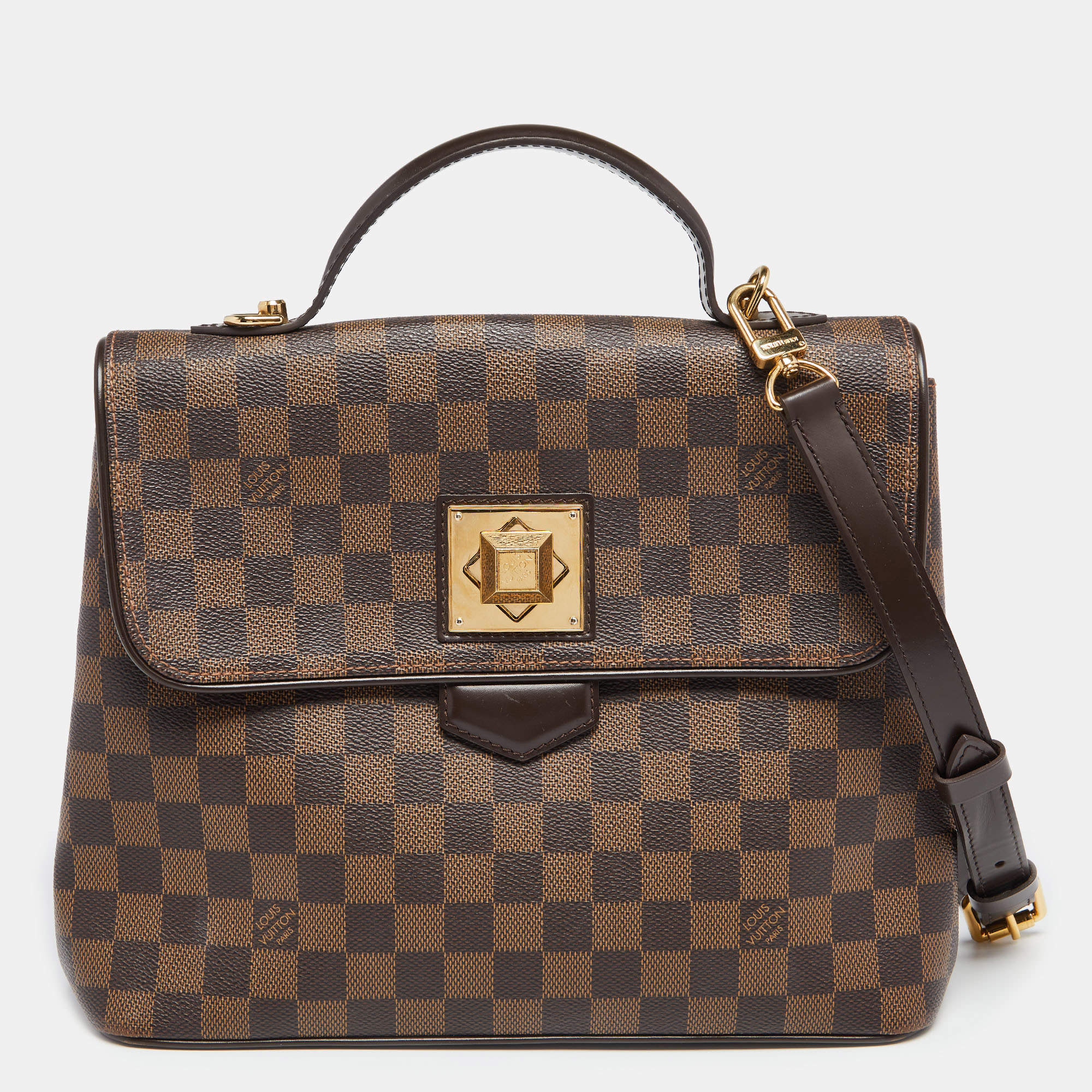 Louis Vuitton Damier Ebene Canvas Bergamo PM bag Louis Vuitton | The Luxury  Closet