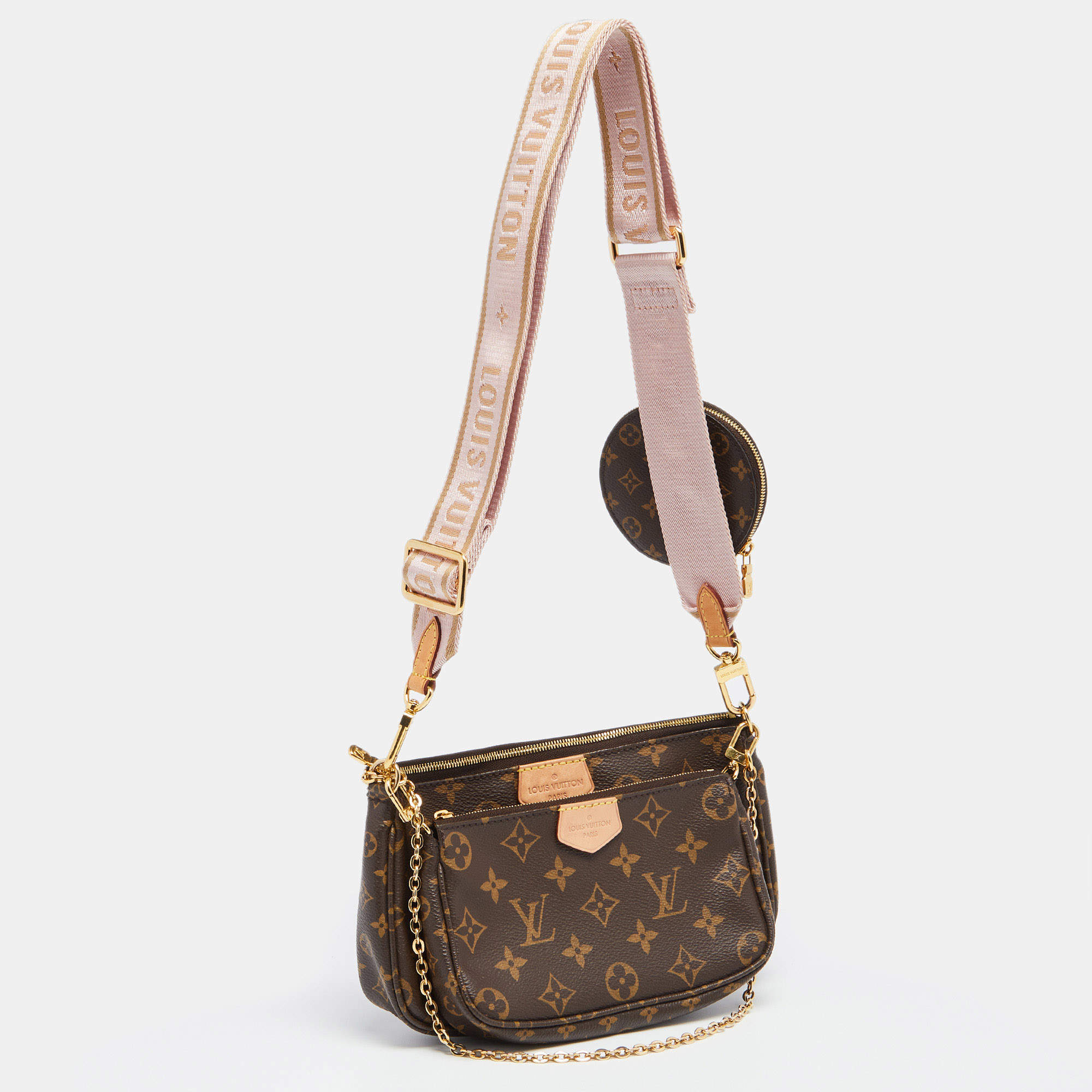 Louis Vuitton Rose Clair Multi-Pochette Accessories Bag