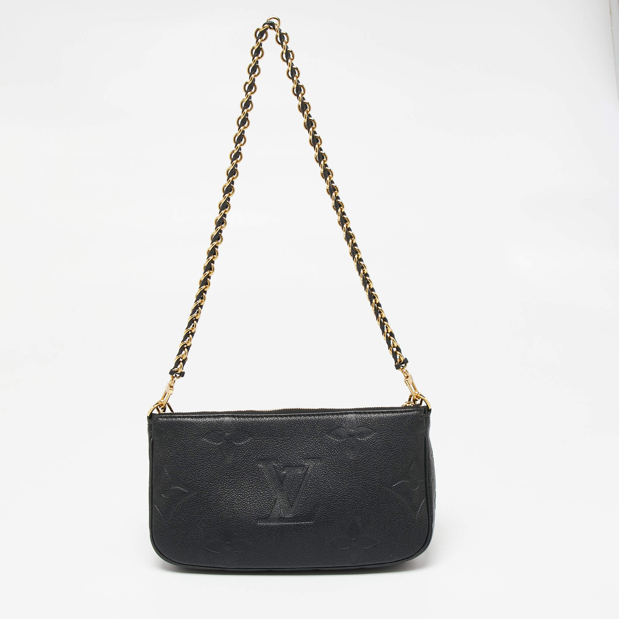 Louis Vuitton Black Monogram Empreinte Leather Multi-Pochette Accessories  Shoulder Bag - ShopStyle