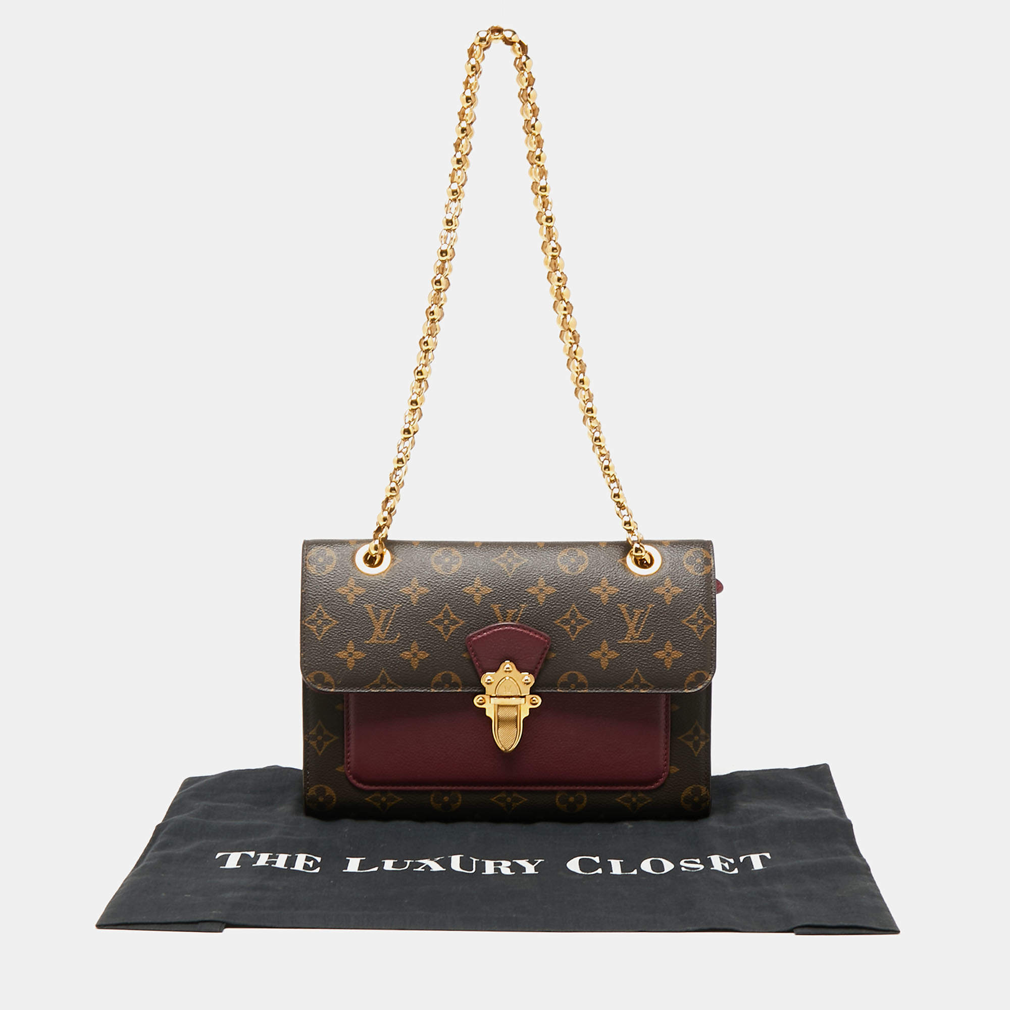 Louis Vuitton Cerise Monogram Victoire Chain Bag