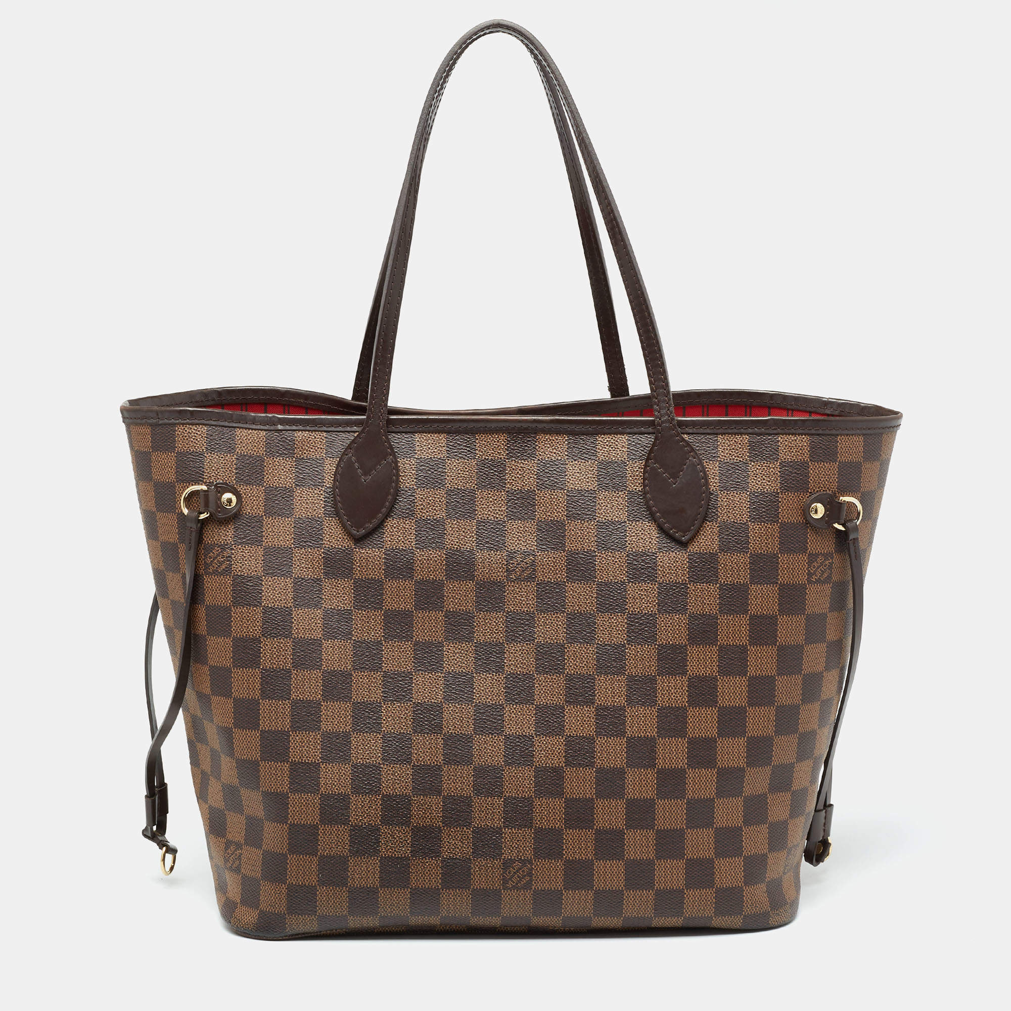 Louis Vuitton Damier Ebene Canvas Neverfull MM Bag
