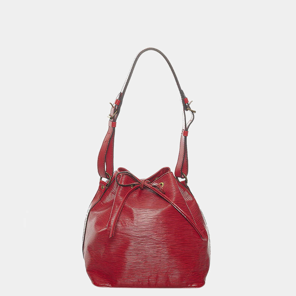 مملوكة مسبقًا Louis Vuitton Red Epi Leather Petit Noe Shoulder Bag 