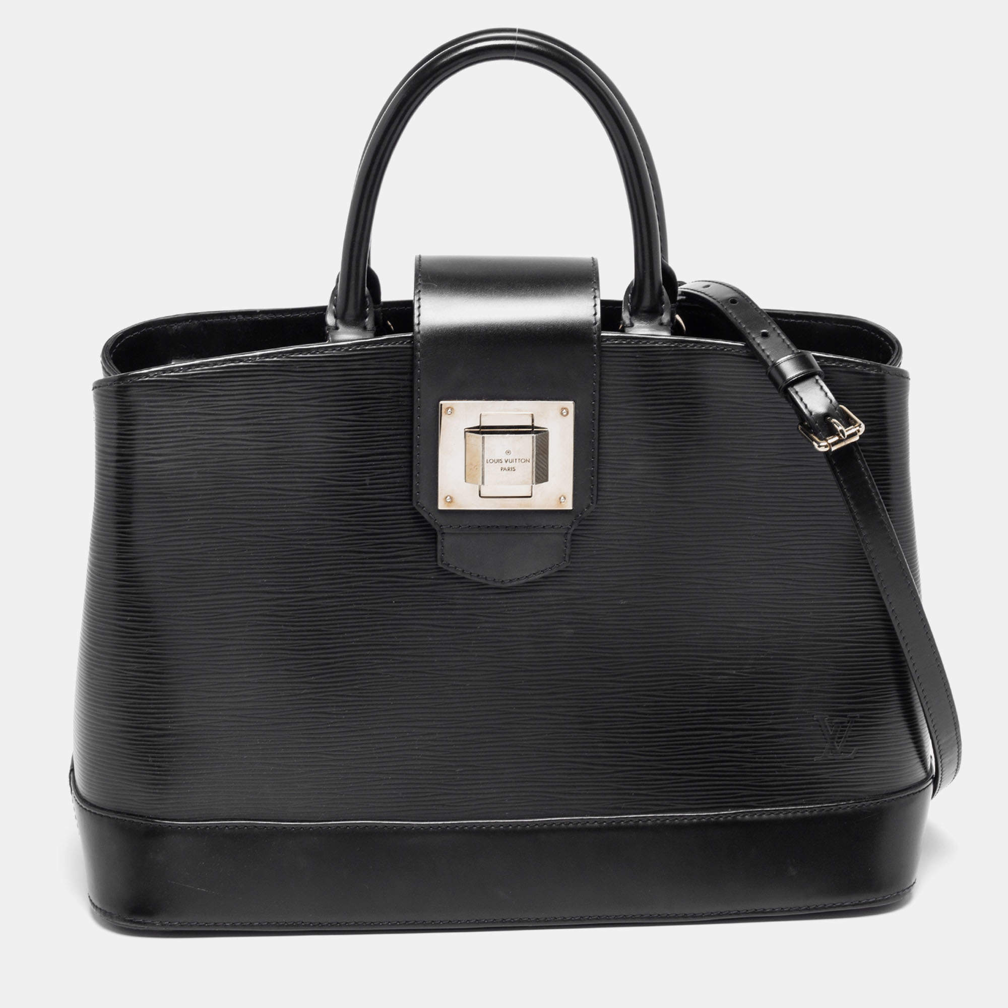 مملوكة مسبقًا Louis Vuitton Black Epi Leather Mirabeau GM Bag