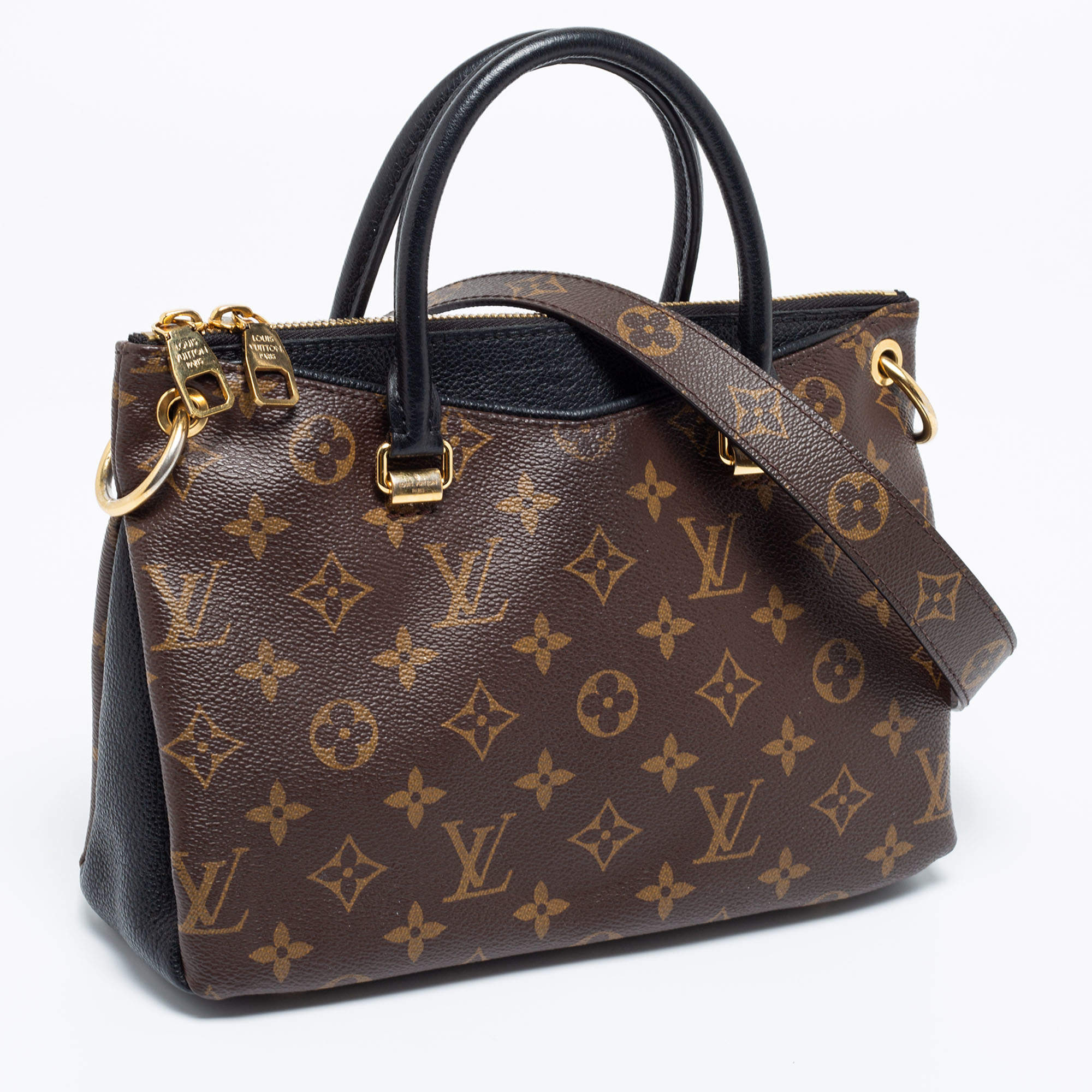 Louis Vuitton Black Monogram Canvas Pallas Bag ○ Labellov ○ Buy and Sell  Authentic Luxury