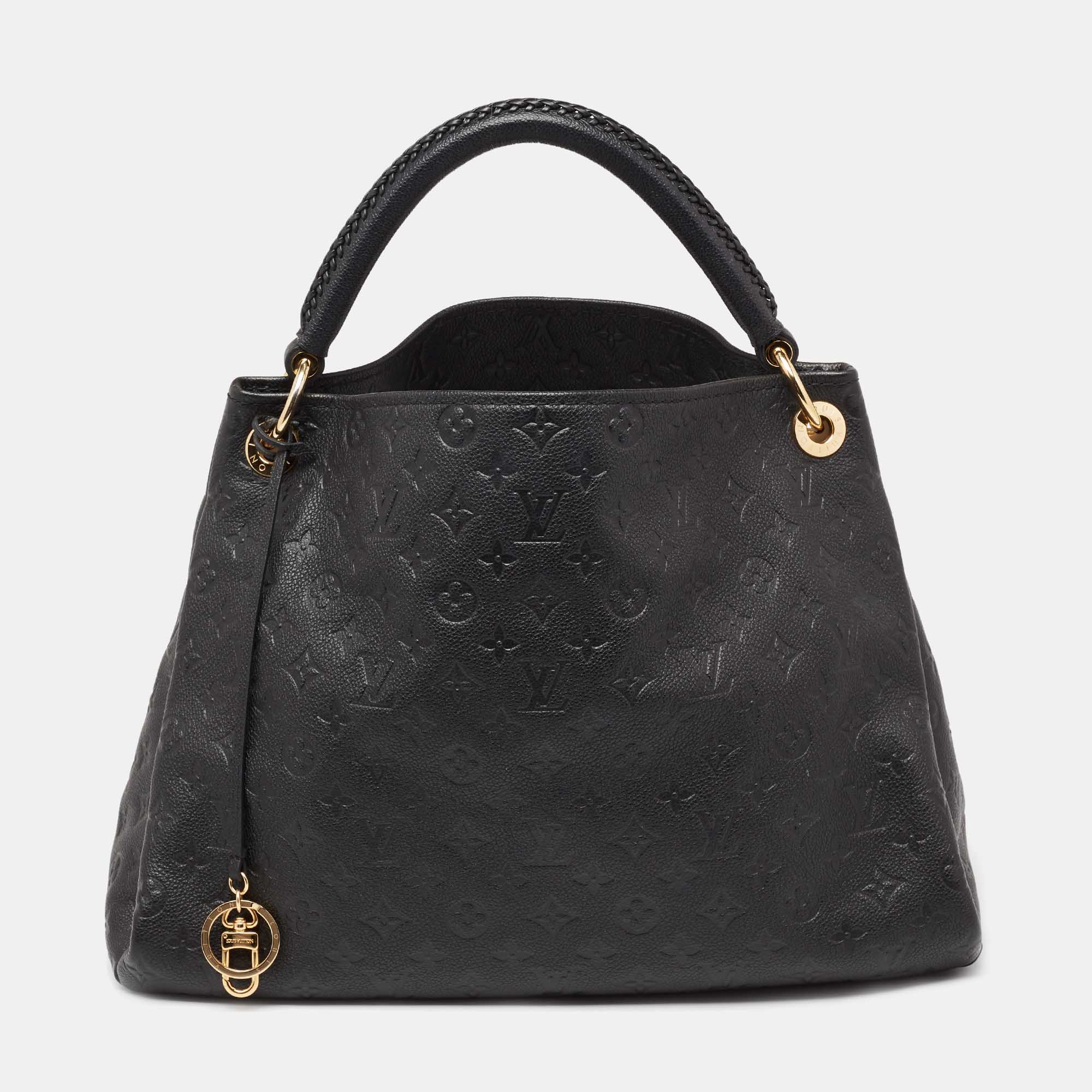 مملوكة مسبقًا Louis Vuitton Black Monogram Empreinte Leather Artsy MM Bag