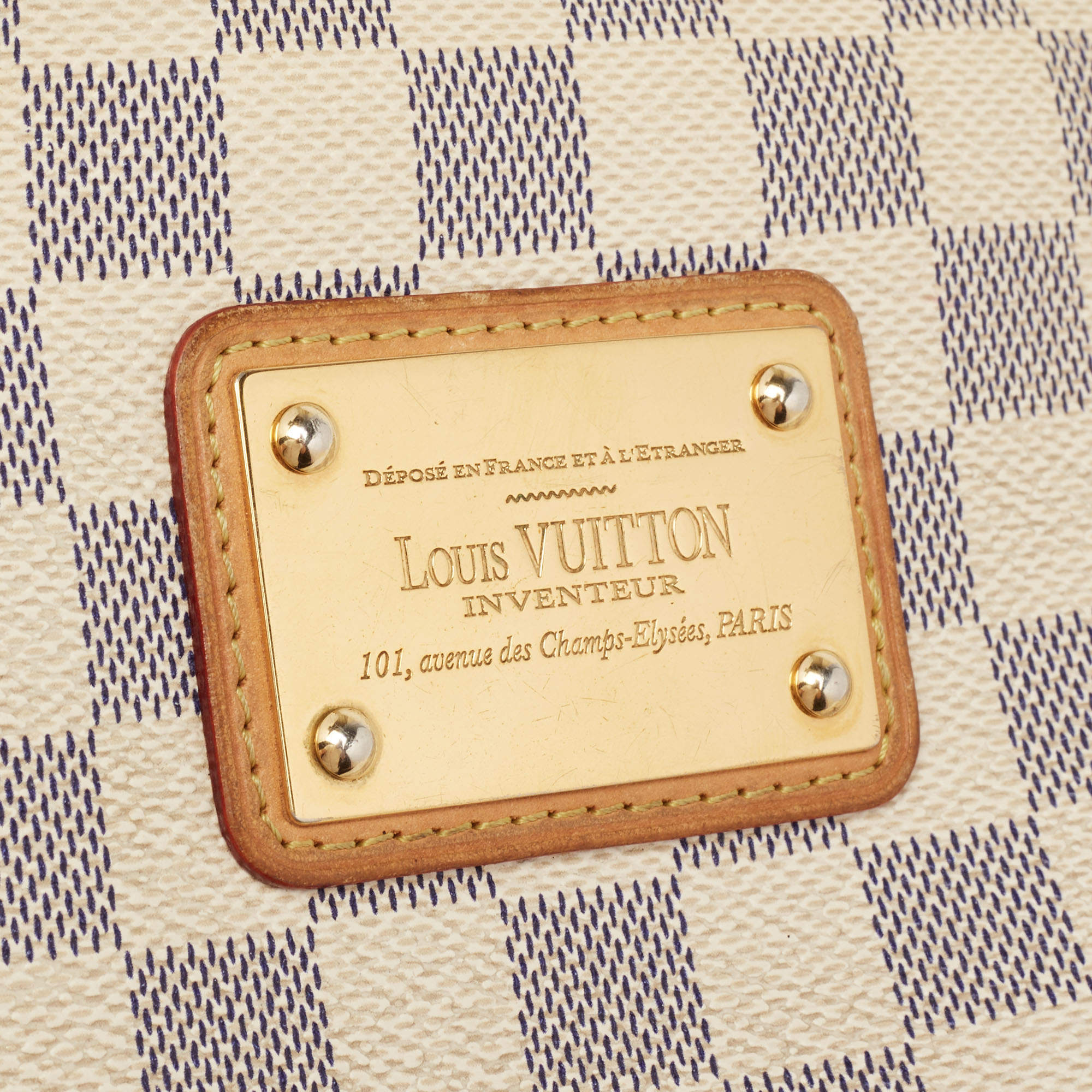 Louis Vuitton Damier Azur Eva Clutch 525453