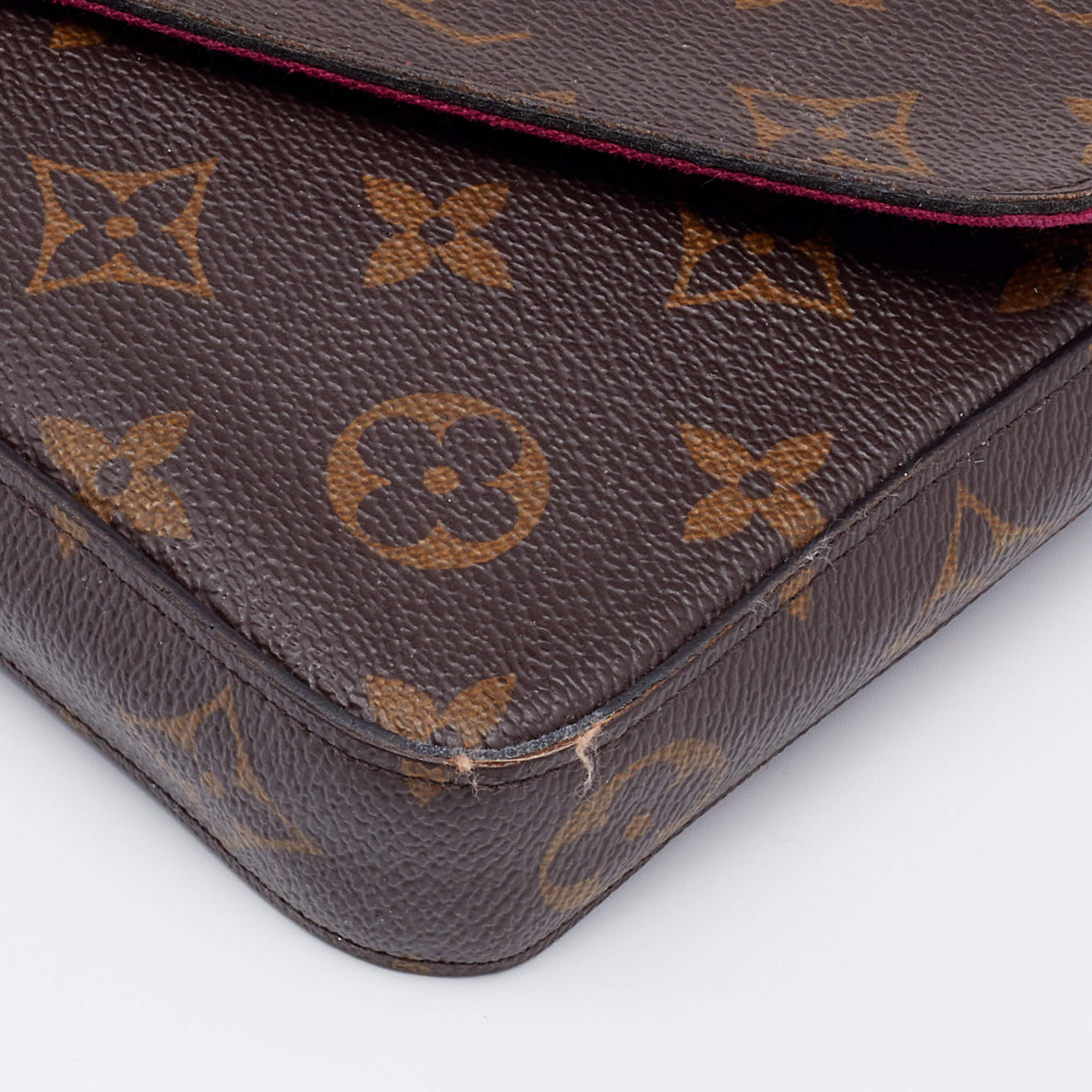 Louis Vuitton Monogram Canvas Pochette Felicie QJACST5V0B006