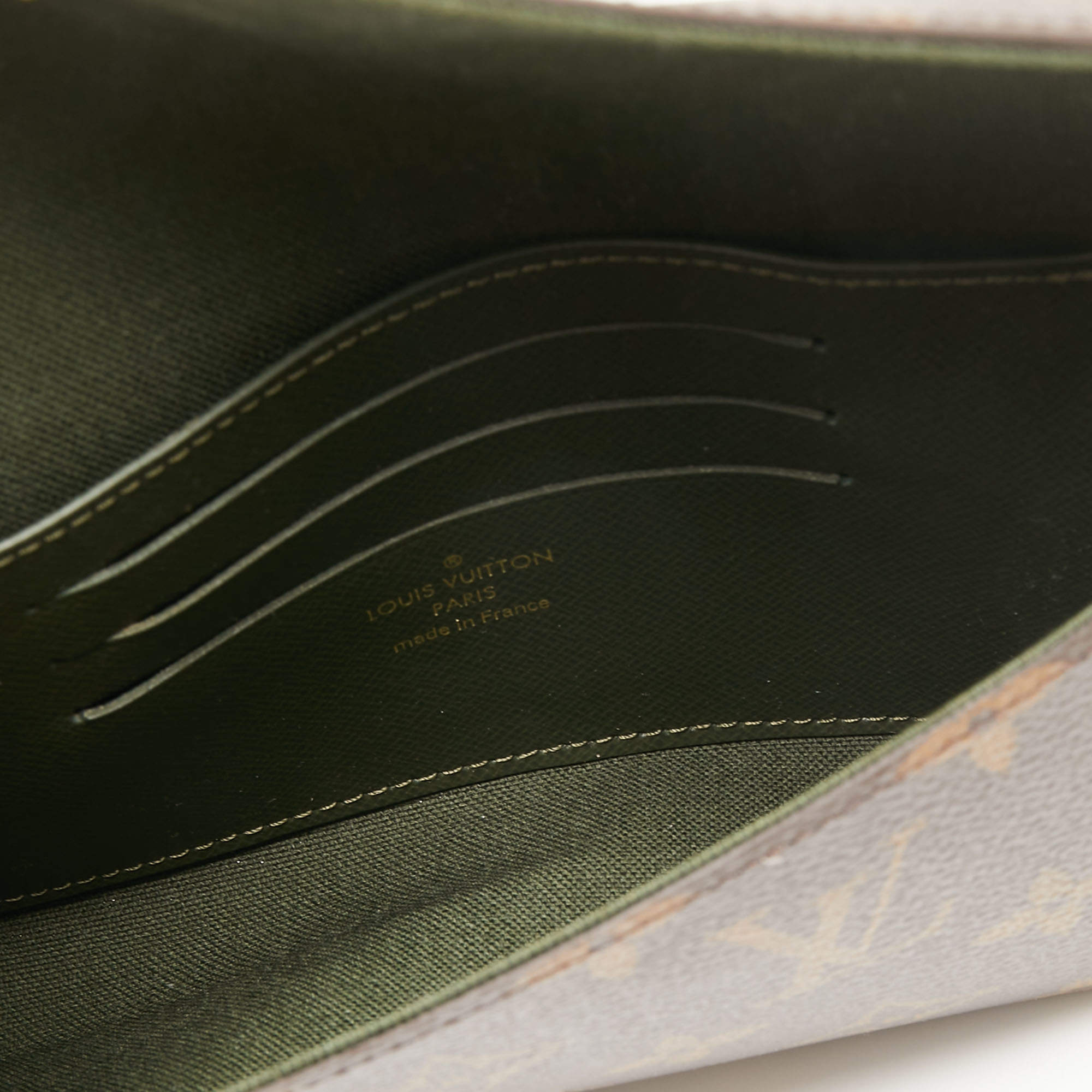 Félicie strap & go cloth crossbody bag Louis Vuitton Brown in Cloth -  37502221