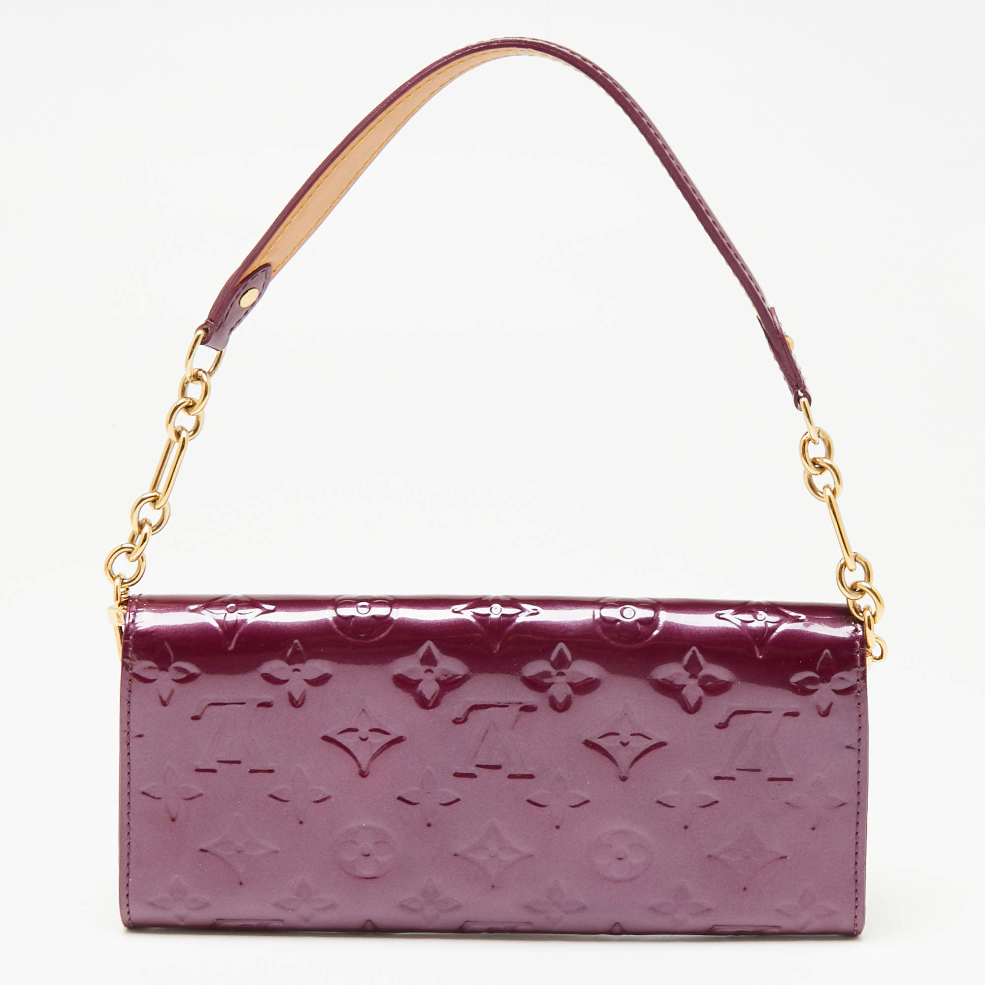Louis Vuitton Monogram Vernis Pochette Felicie Purple