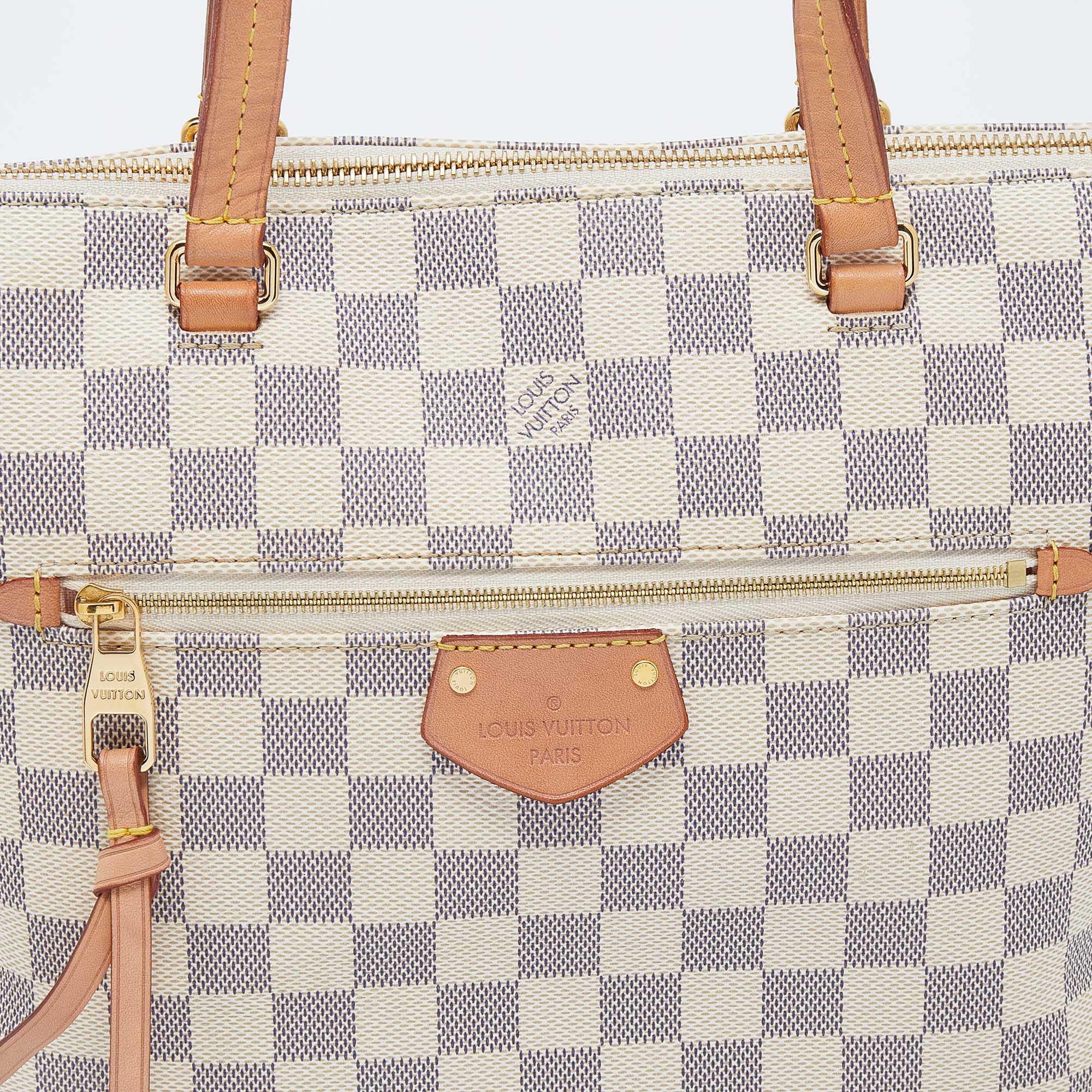 Louis Vuitton Damier Azur Lena PM Zip Tote Jena Iena 858350