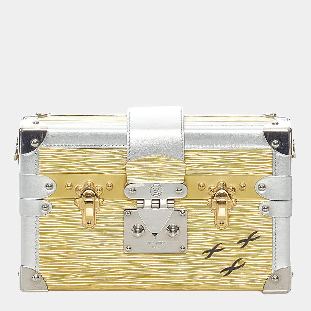Louis Vuitton Gold/Silver Epi Petite Malle