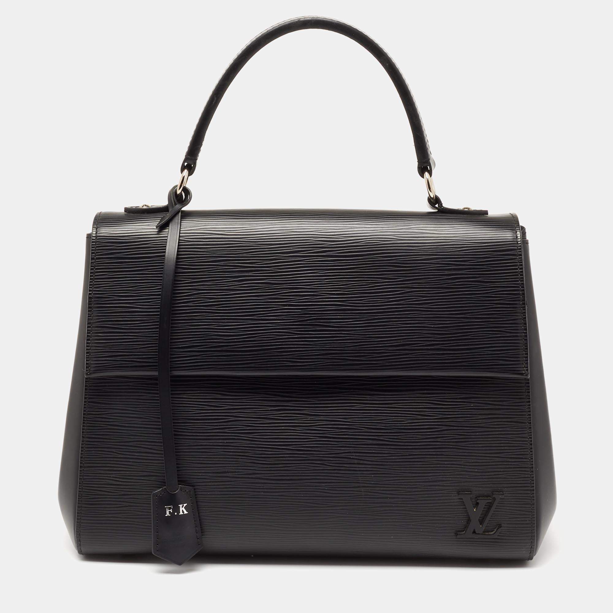 Louis Vuitton Black Epi Leather Cluny MM Bag Louis Vuitton
