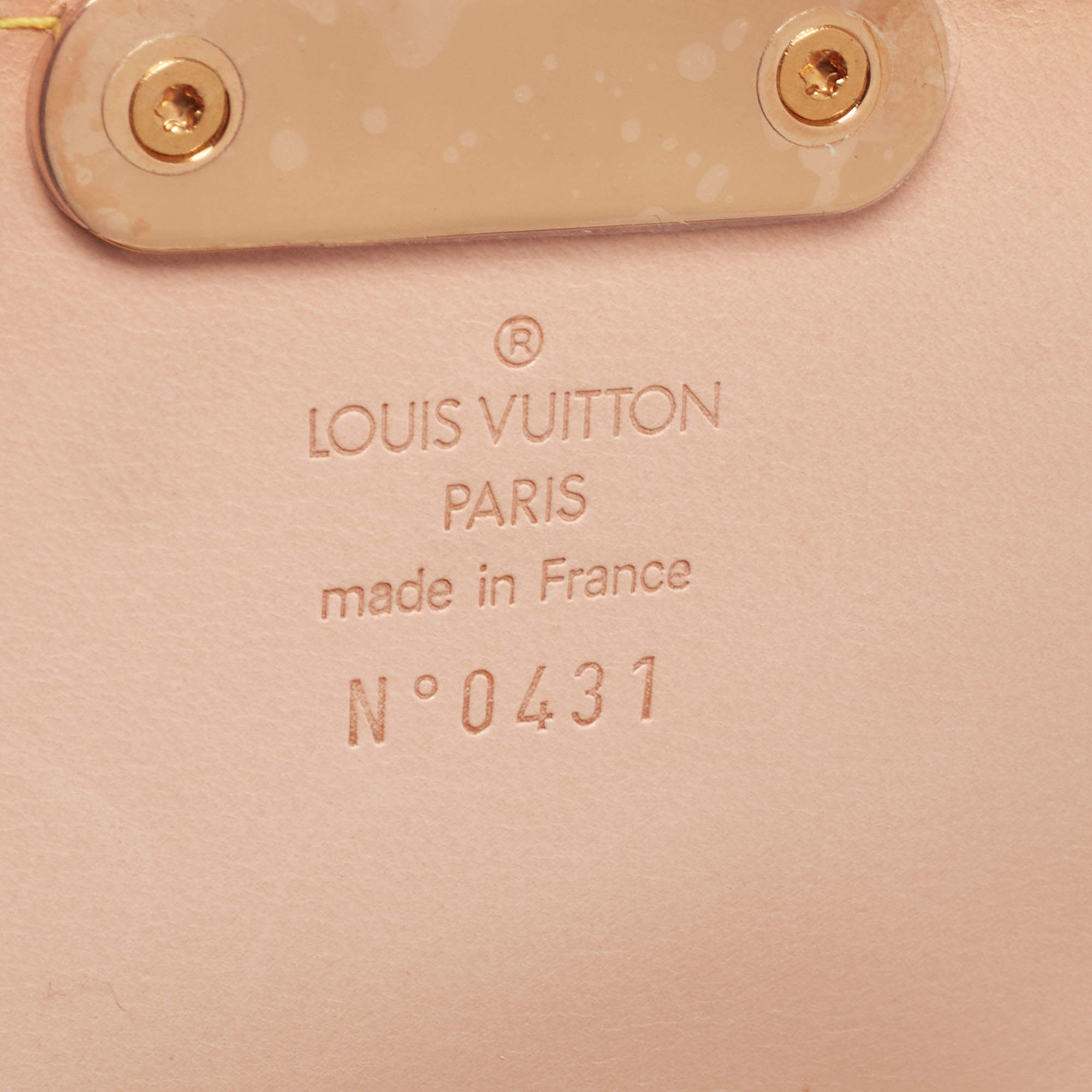 Louis Vuitton Monogram Vinyl Tweedy Rabat QJB4C4EQ0B000
