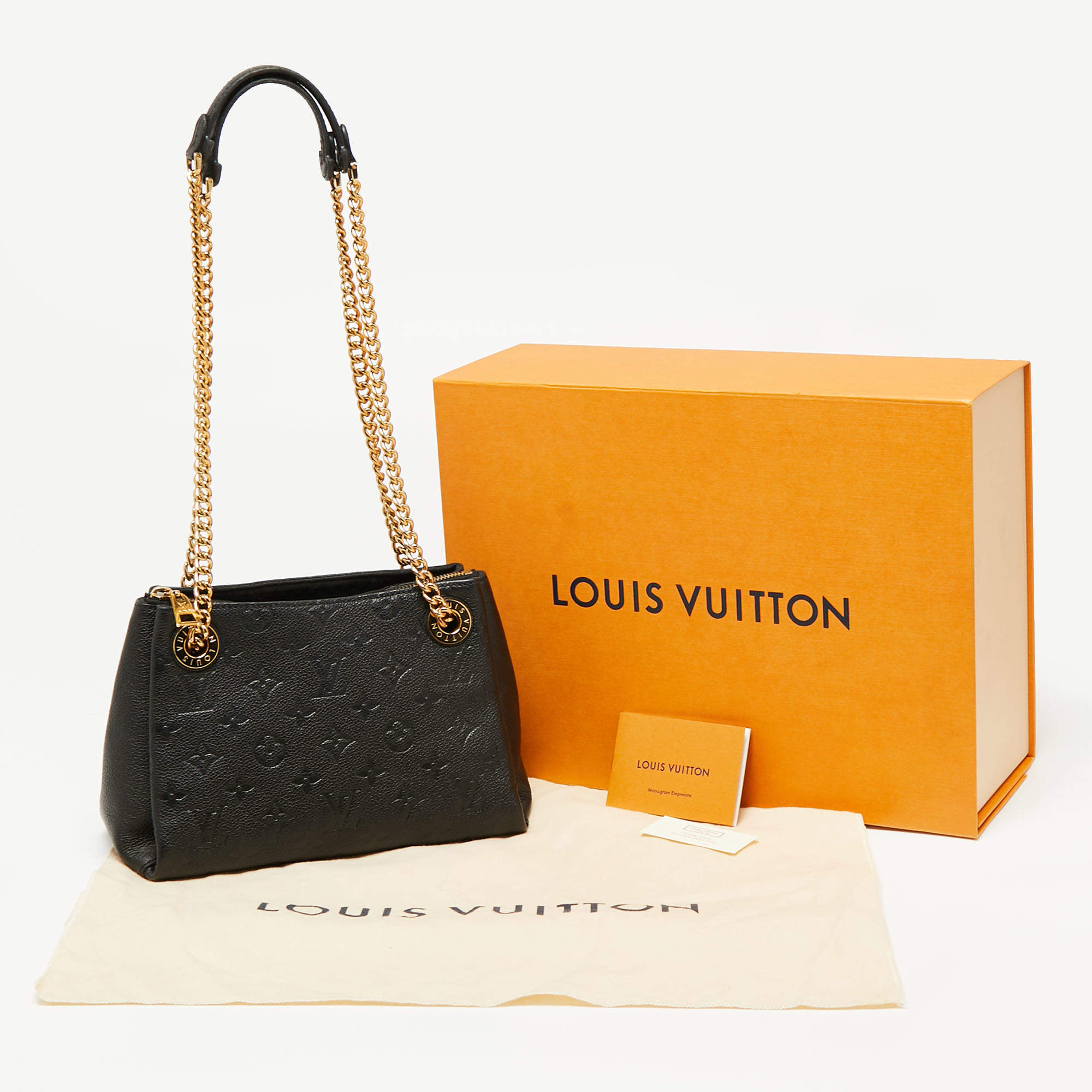 Louis Vuitton Black Monogram Empreinte Surène mm Bag