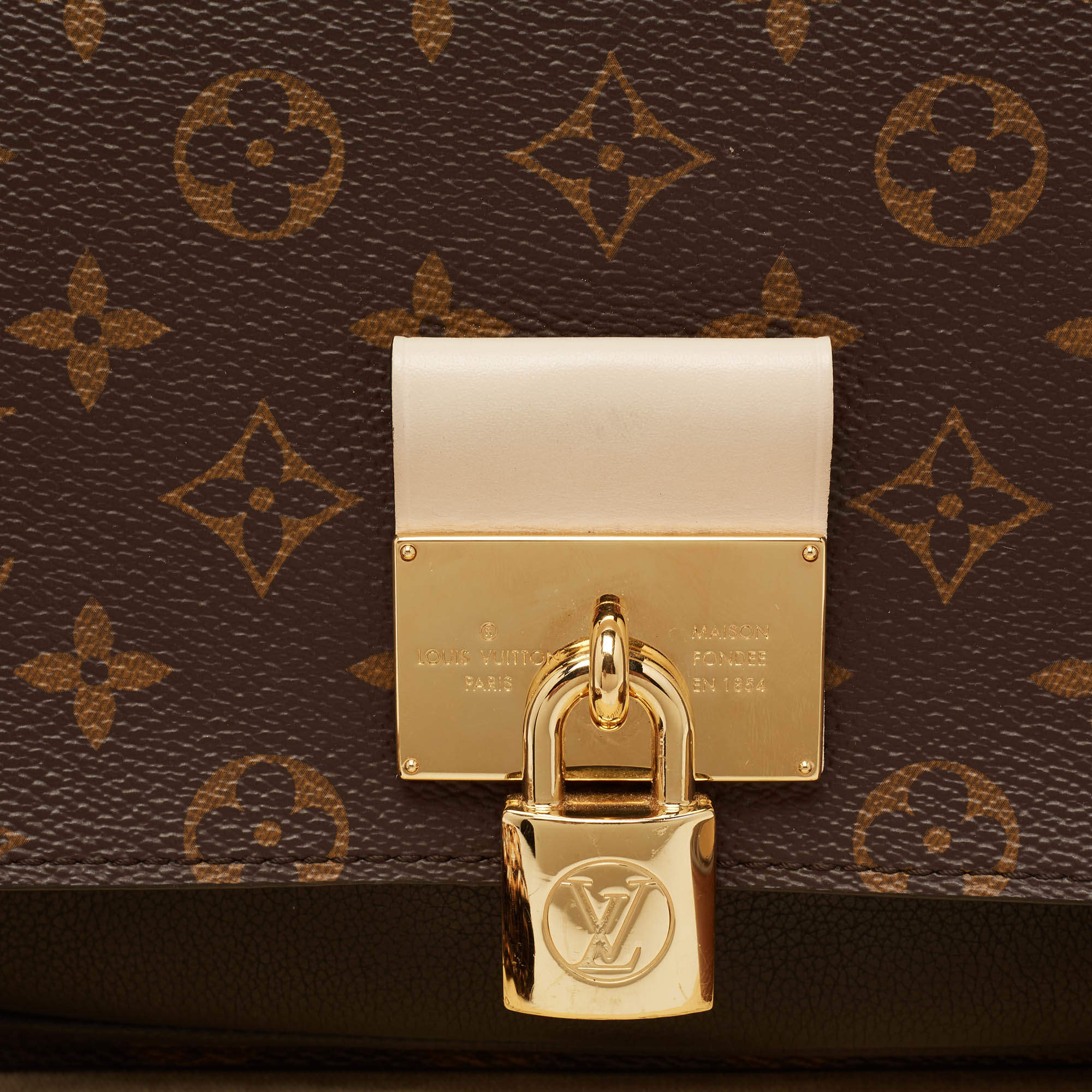 Vaugirard leather handbag Louis Vuitton Brown in Leather - 25446807