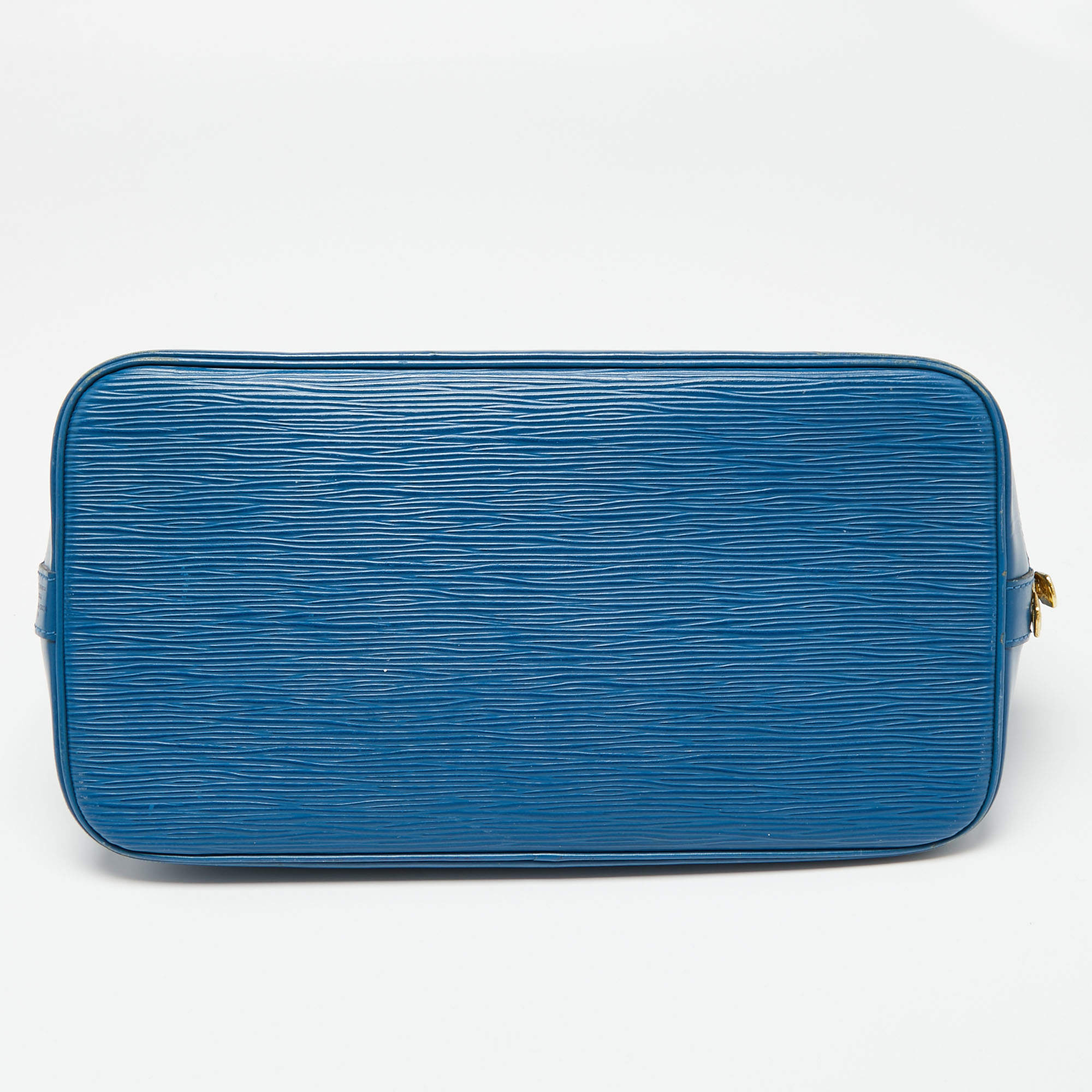 Alma louis vuitton bag Blue Exotic leather ref.525044 - Joli Closet