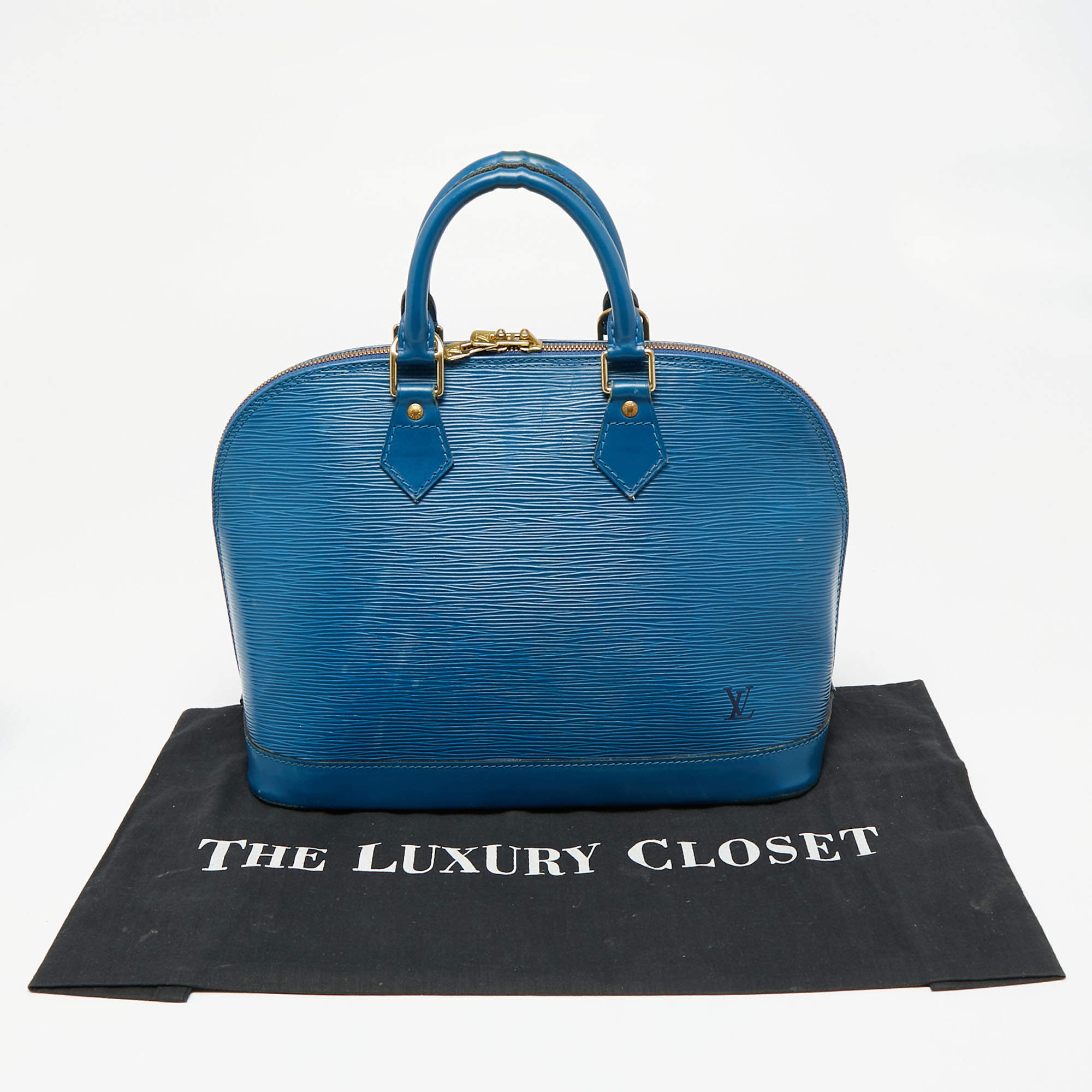 Louis Vuitton Brown Epi Leather Alma PM with Strap Bandouliere 58LV713  ref.333587 - Joli Closet
