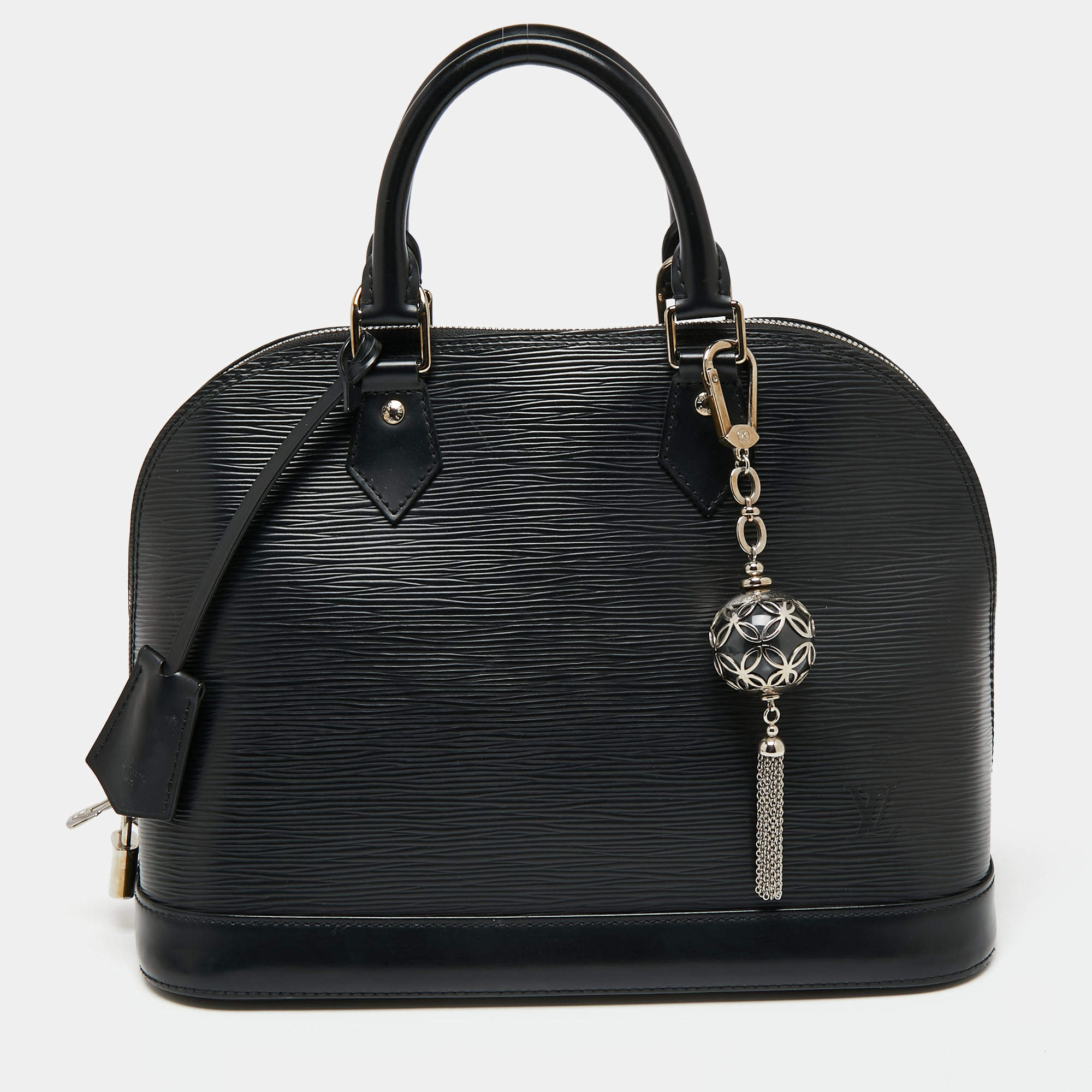 مملوكة مسبقًا Louis Vuitton Black Epi Leather Alma PM Bag
