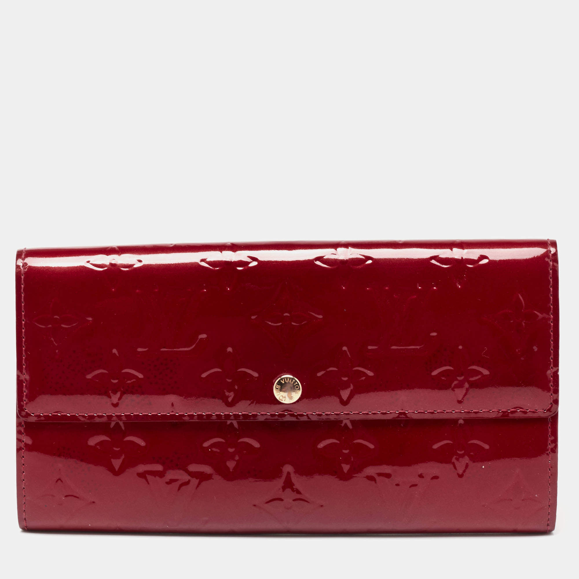 Louis Vuitton Pomme D’amour Monogram Vernis Sarah Wallet