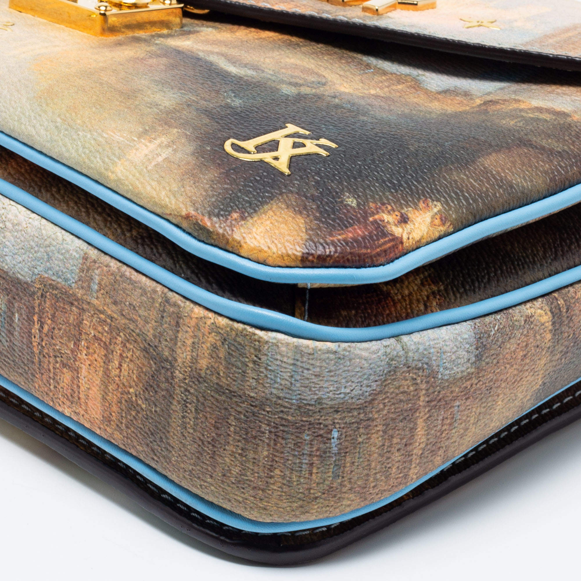 Louis Vuitton Coated Canvas Masters Jeff Koons Turner Pochette Metis Bag