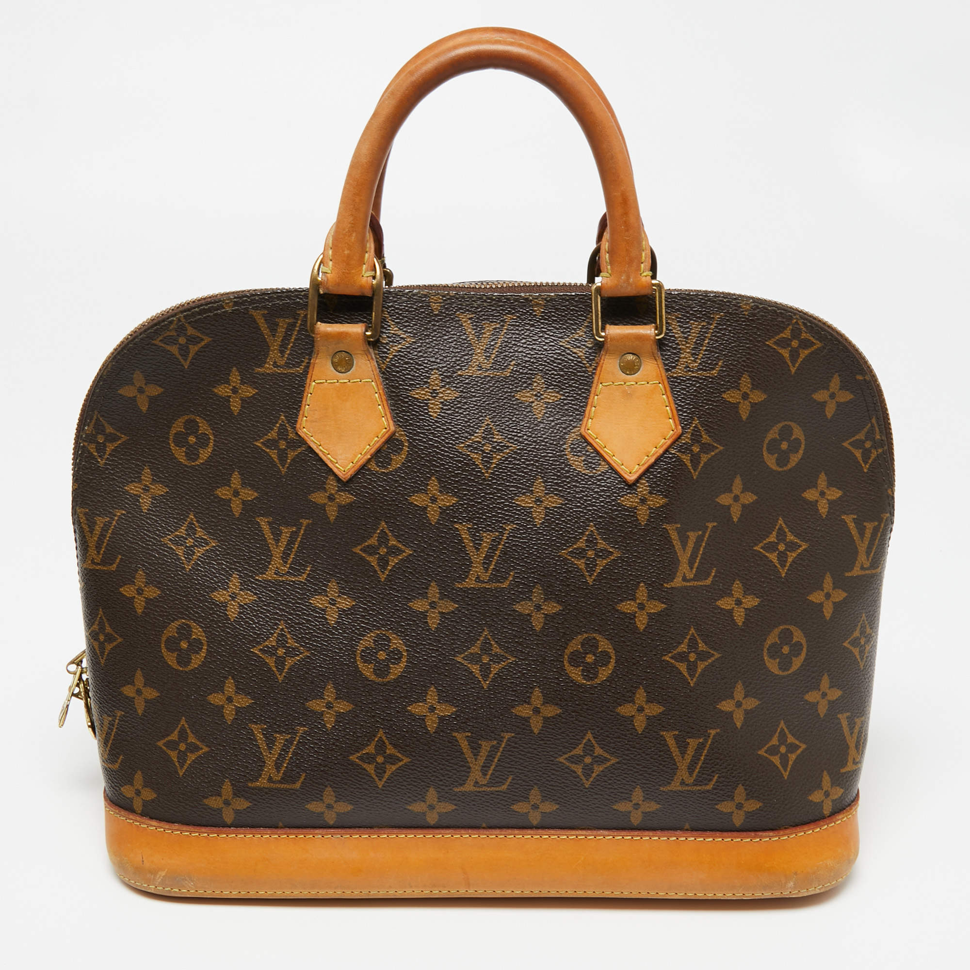 Pre Owned Louis Vuitton Monogram Canvas and Leather Alma PM Bag