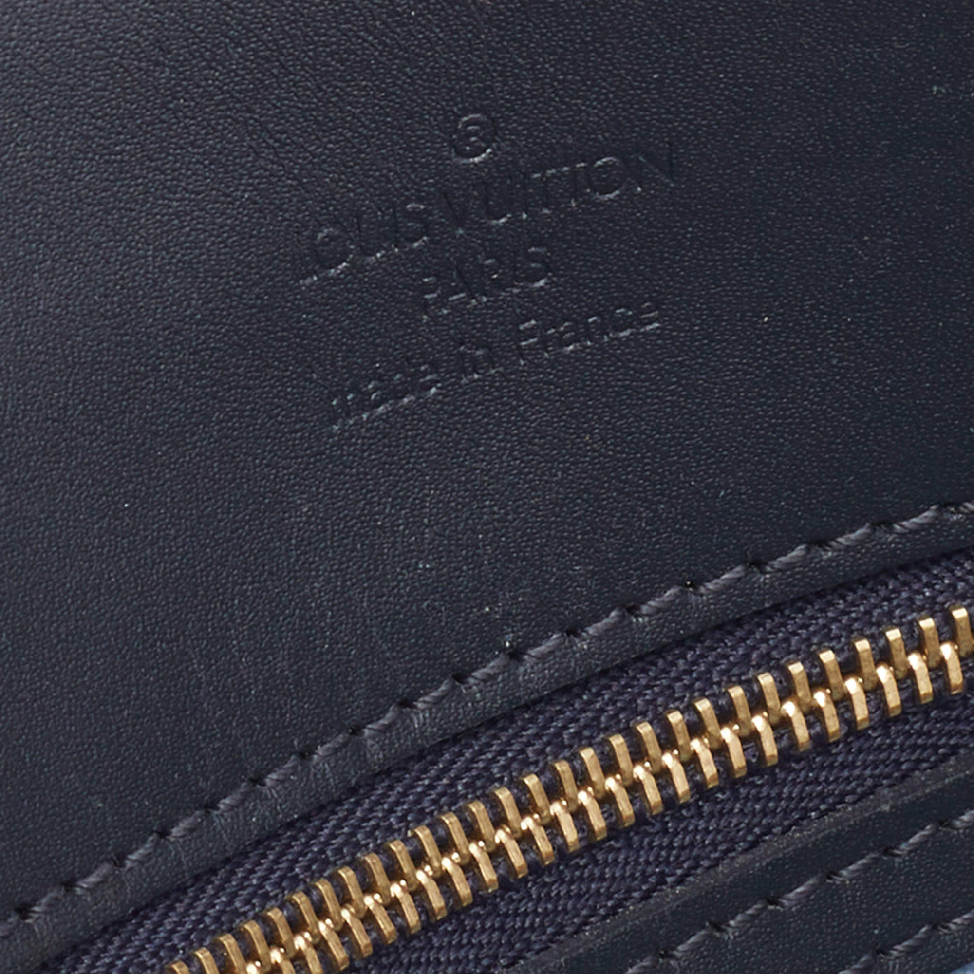 Louis Vuitton Blue Monogram Mini Lin Canvas Sac Kathleen Bag Louis Vuitton