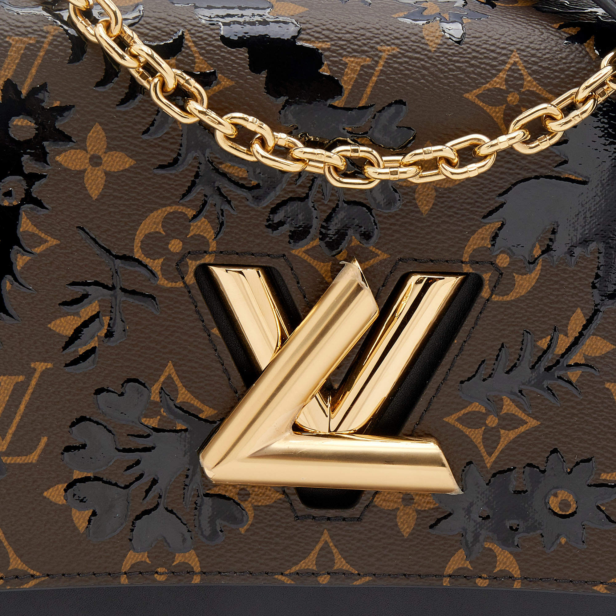 Louis Vuitton Black Monogram Twist Blossom Bag – The Closet