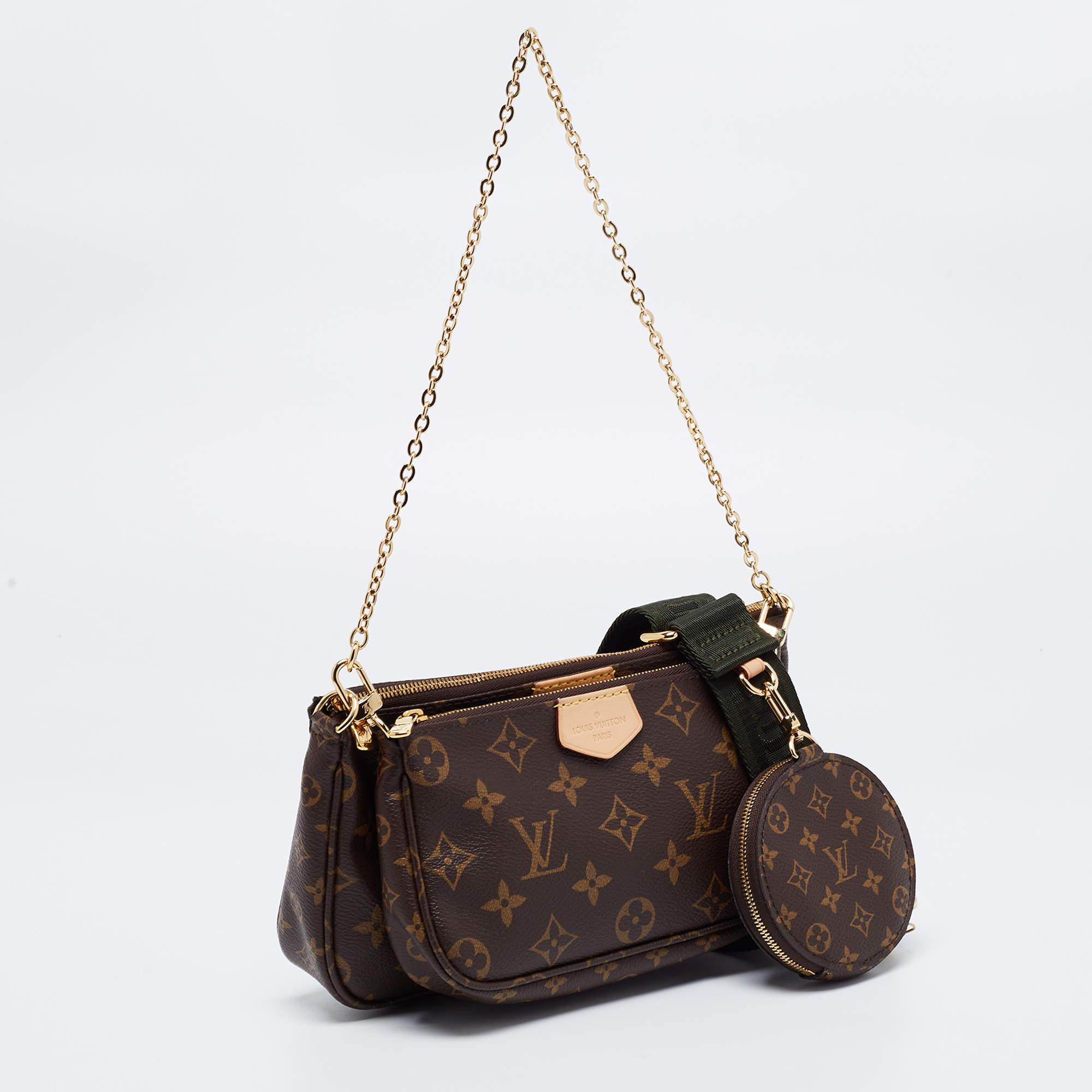 M44823 Small and light three-piece handbag(Khaki)  Louis vuitton multi  pochette, Vuitton, Louis vuitton