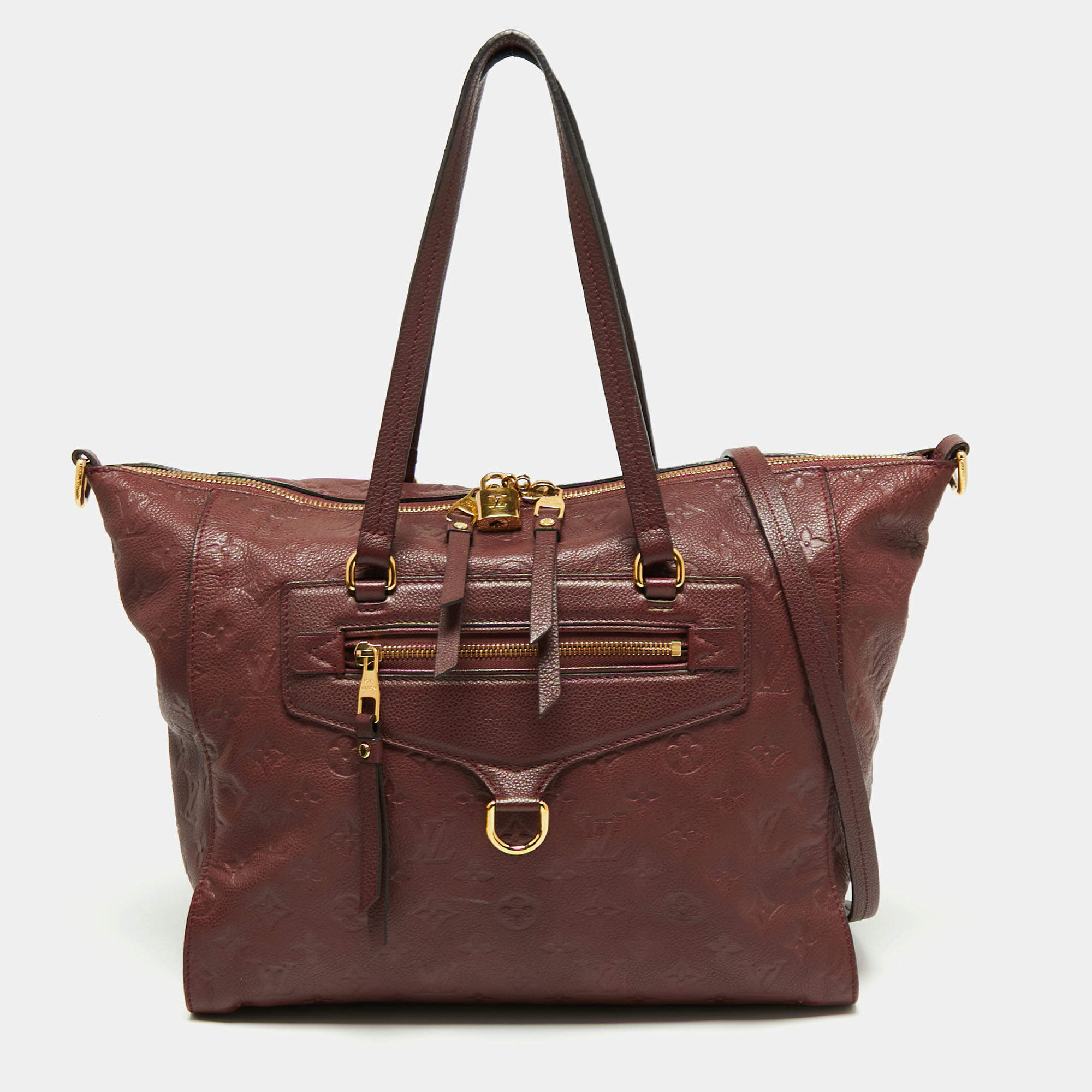 مملوكة مسبقًا حقيبة لوي فيتون لومينوس جلد امبراينت مونوغرامي أورور PM