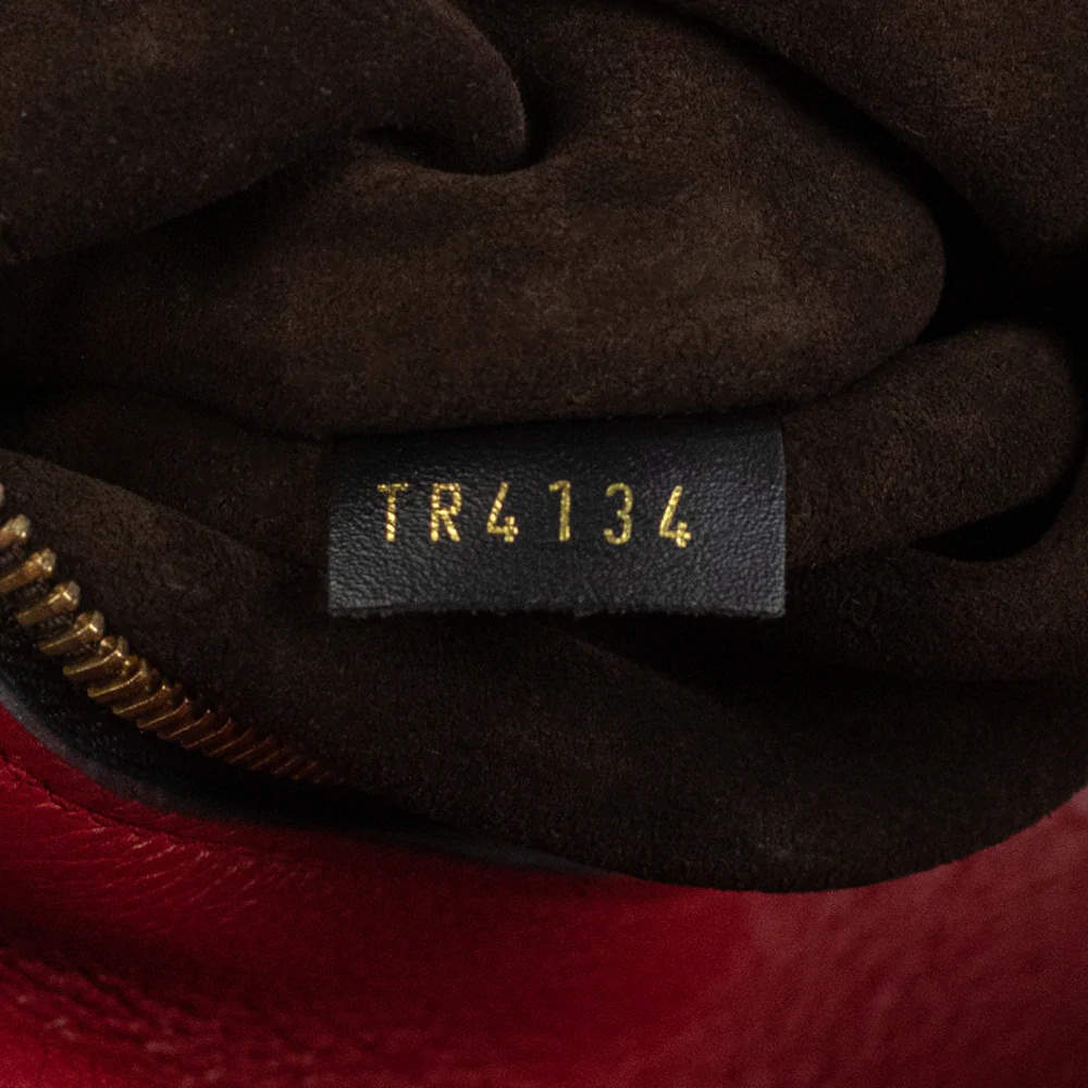 Louis Vuitton Bagatelle Red Monogram Leather Tote Bag DOCXZDE 144020004561