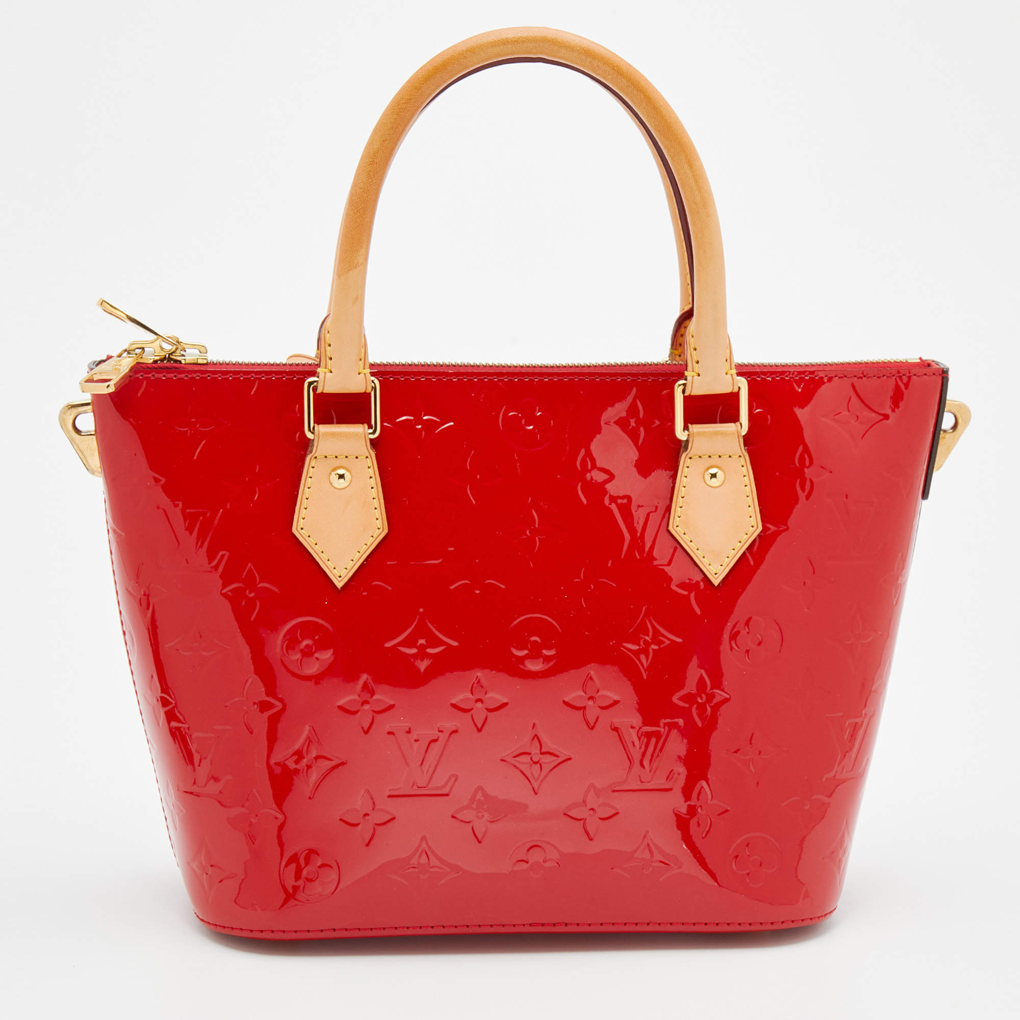 Louis Vuitton Monogram Vernis Montebello MM Red