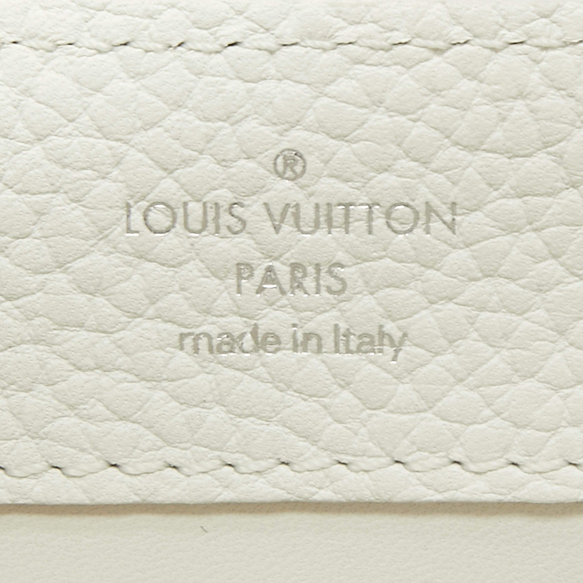 Louis Vuitton LV capucines mini new White Leather ref.480437