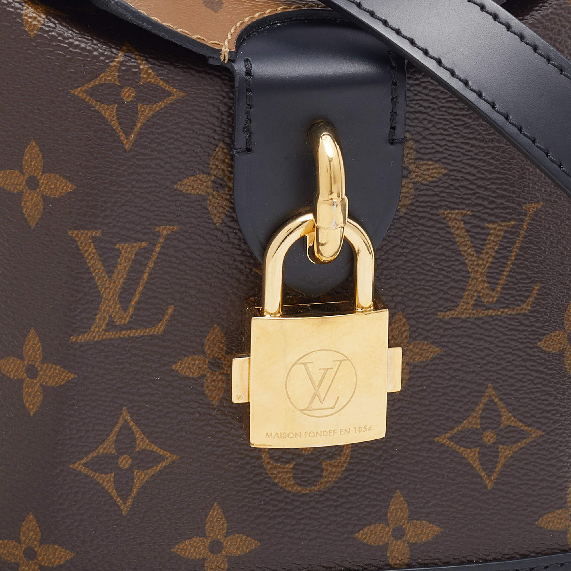 Louis Vuitton Reverse Monogram Canvas Small Bento Box Bag Louis