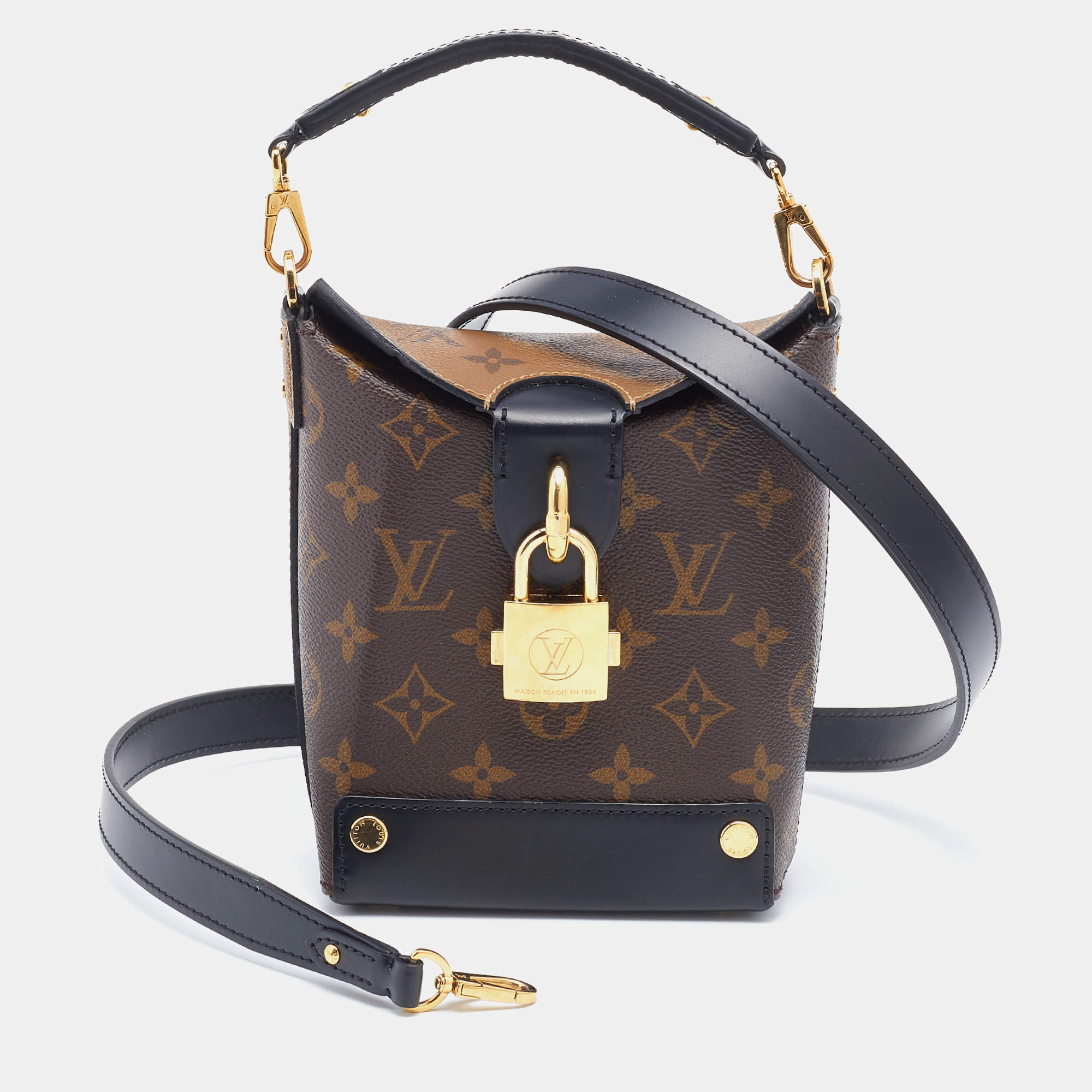 Louis Vuitton Reverse Monogram Canvas Small Bento Box Bag