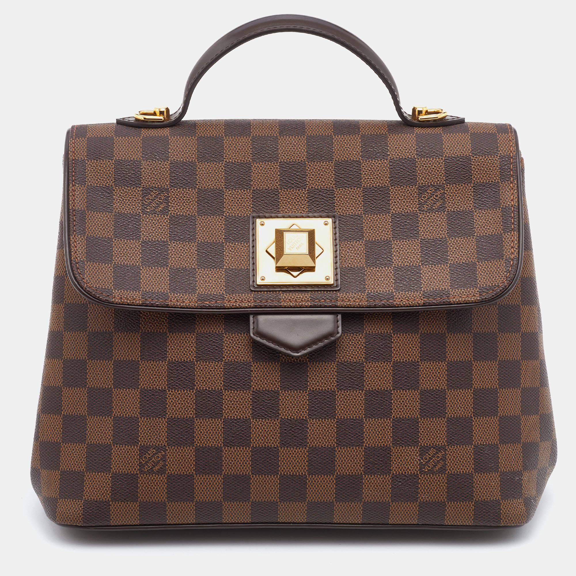 مملوكة مسبقًا Louis Vuitton Damier Ebene Canvas Bergamo MM Bag