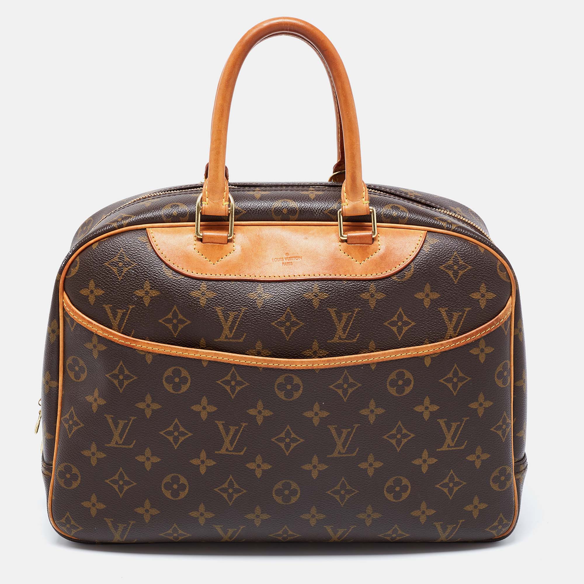 Pre Owned Louis Vuitton Monogram Canvas Deauville Bag