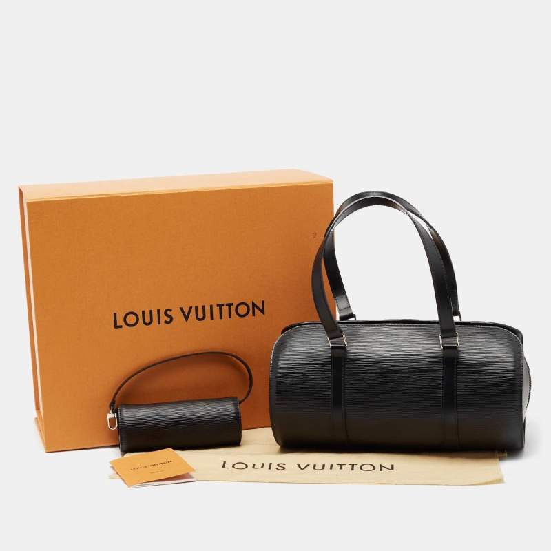 Papillon leather handbag Louis Vuitton Black in Leather - 31753948