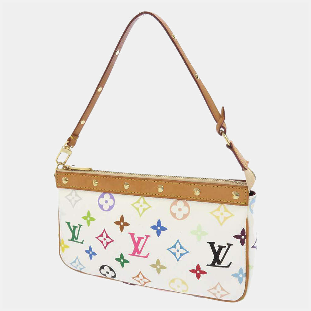 Pochette accessoire cloth clutch bag Louis Vuitton Multicolour in Cloth -  16277776