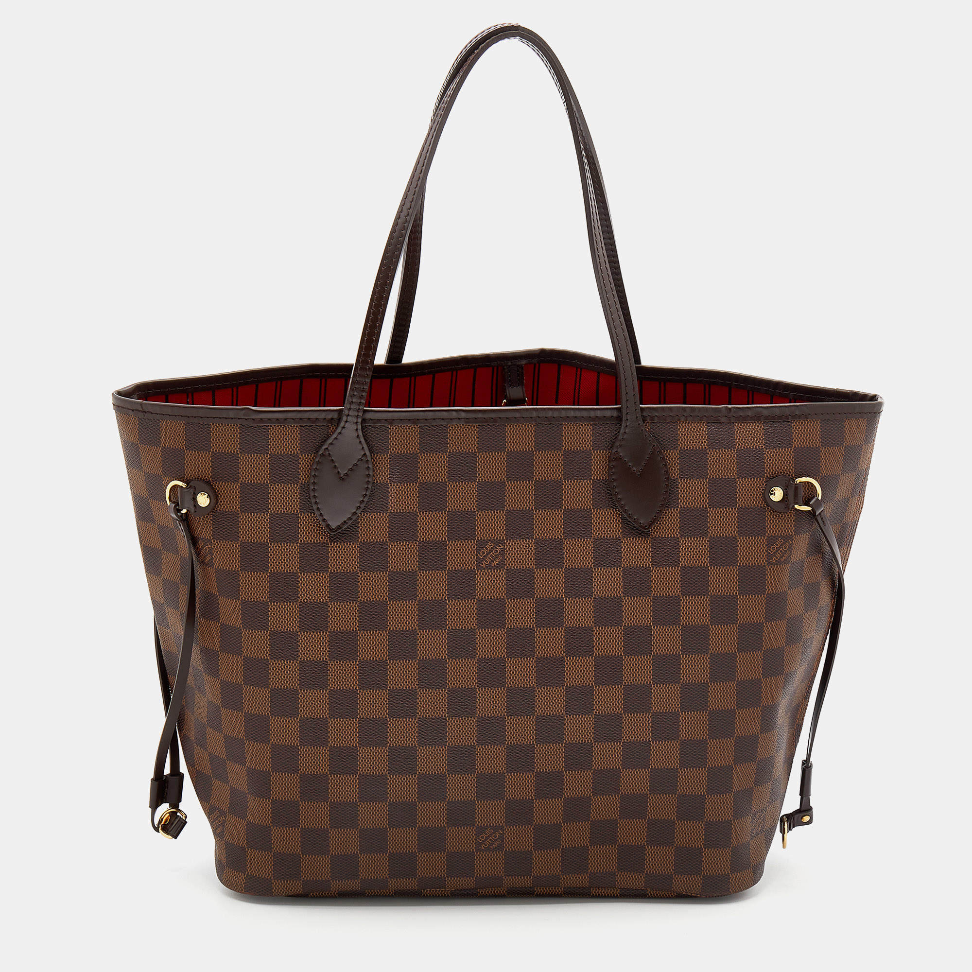Louis Vuitton Damier Ebene Canvas Neverfull MM Bag