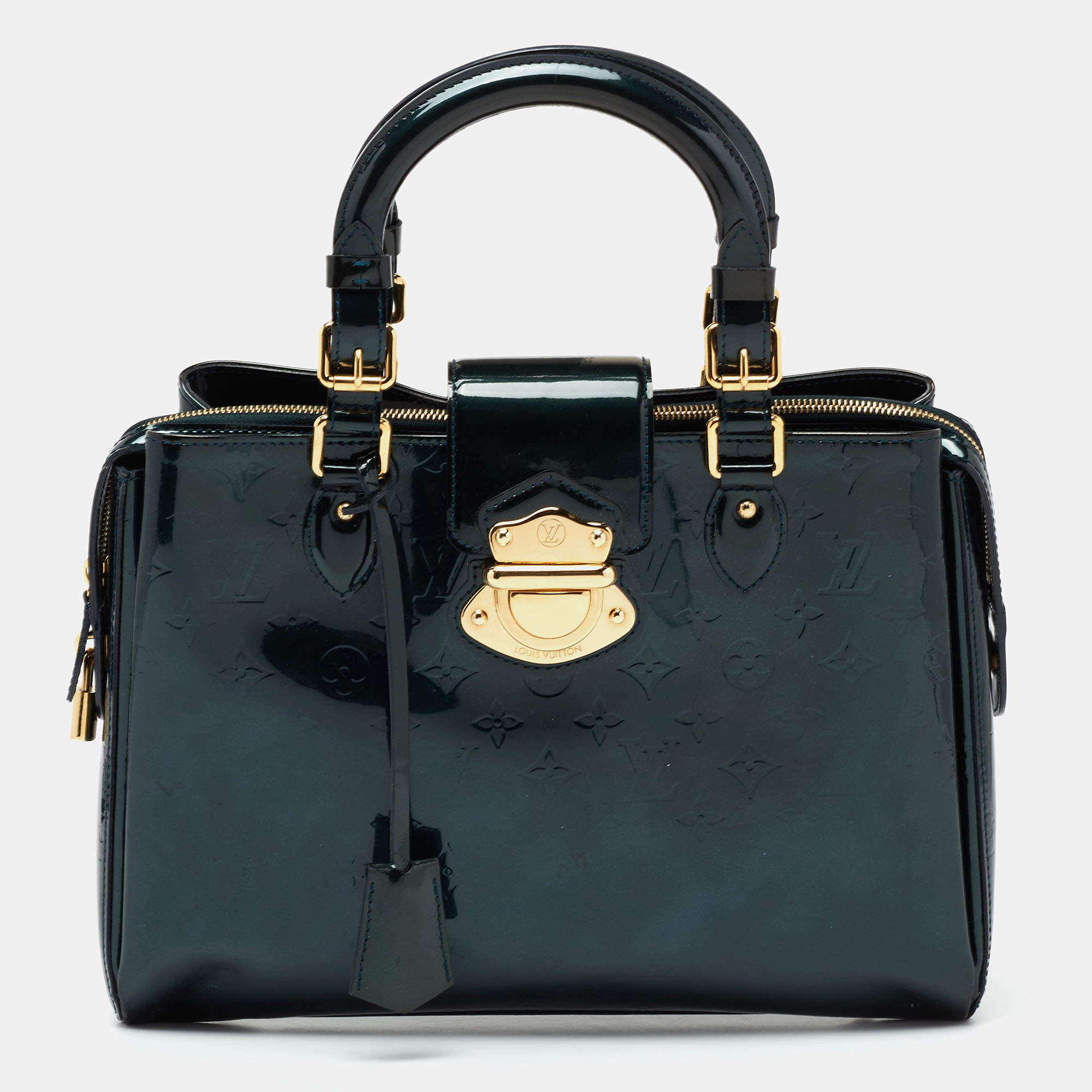 Pre Owned حقيبة لوي فيتون ميلروز أفينيو مونوغرامي أزرق مخضر